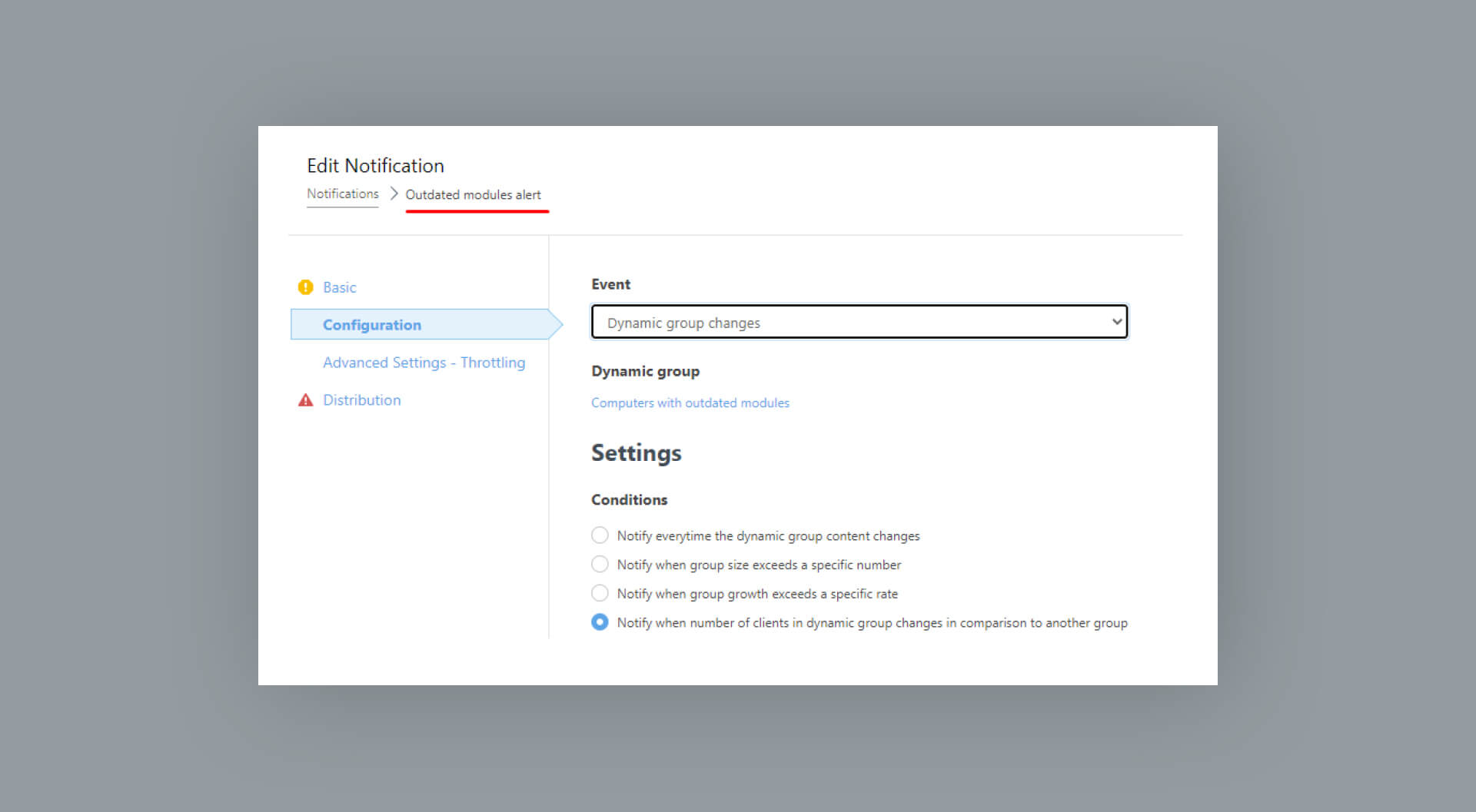 Custom notifications
