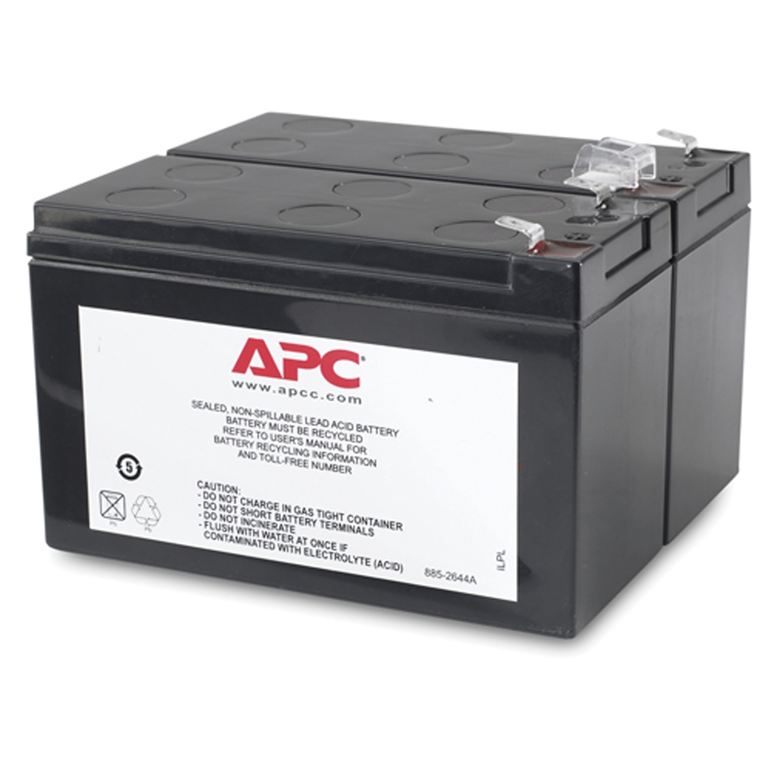 APC Replacement Battery Cartridge 113 with 2 Year Warranty Front View