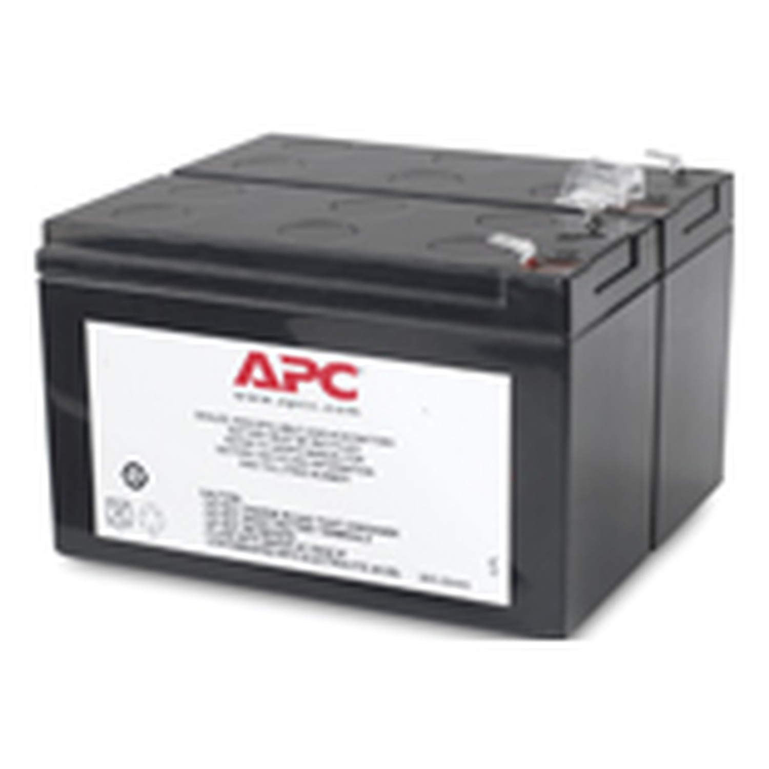 APC Replacement Battery Cartridge 113 with 2 Year Warranty Back View