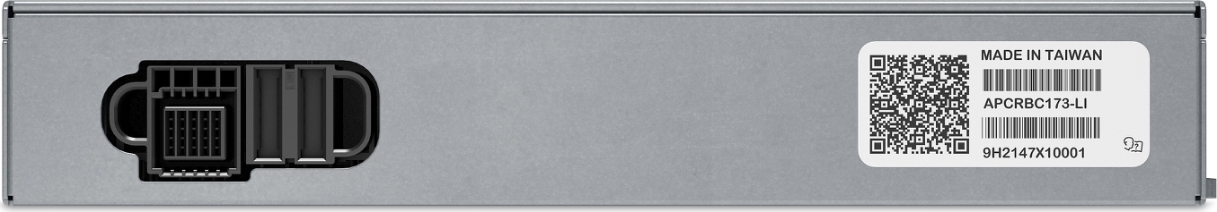 APC Lithium Ion Replacement Battery Cartridge 173 LI Back View