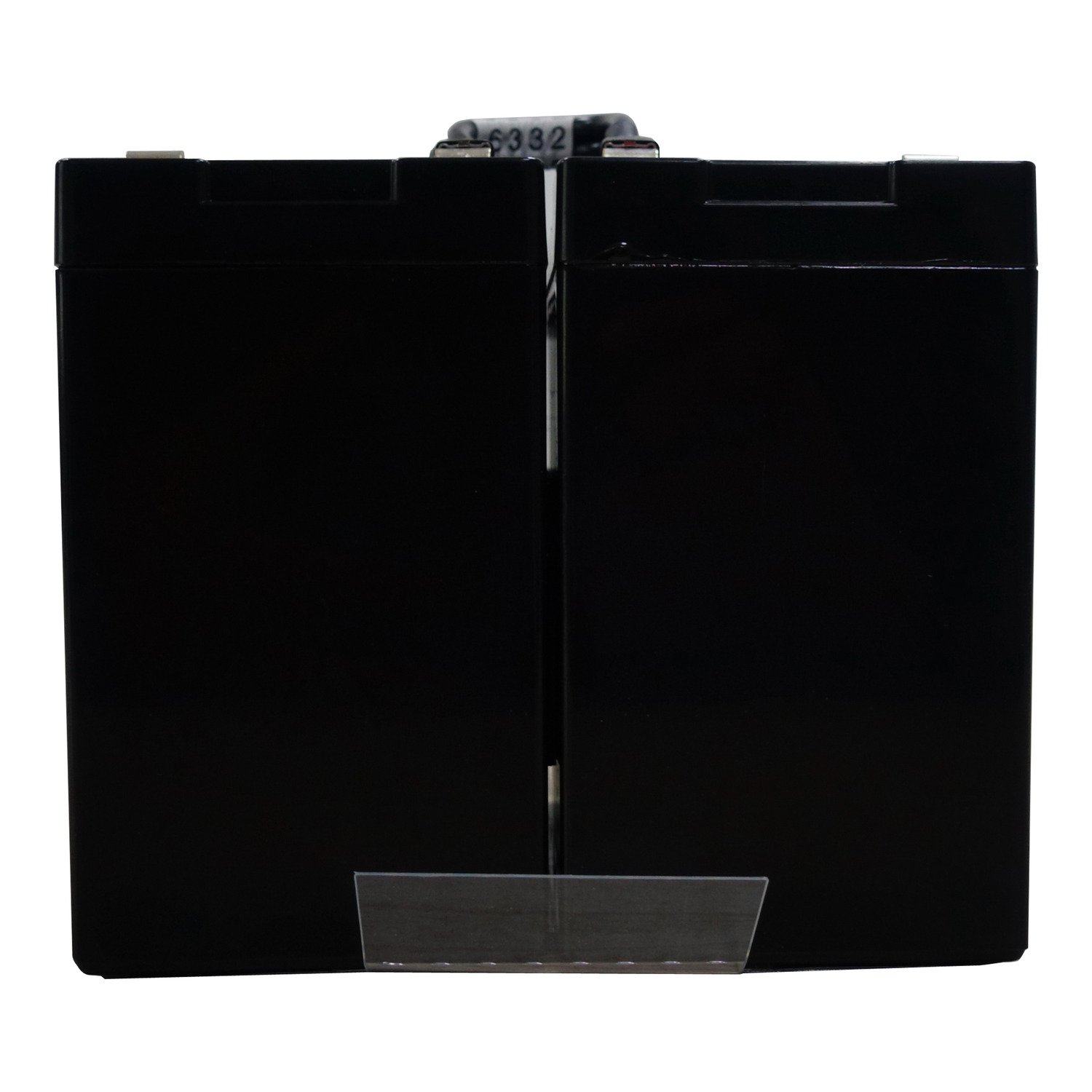 APC Replacement Battery Cartridge, VRLA, 10Ah, 24V DC, 2-year warranty Back View