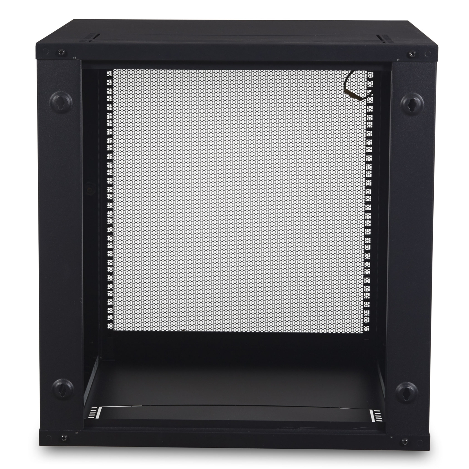 APC NetShelter 12U Wallmount Rack Cabinet Single Hinged Server Depth Unassembled Back View