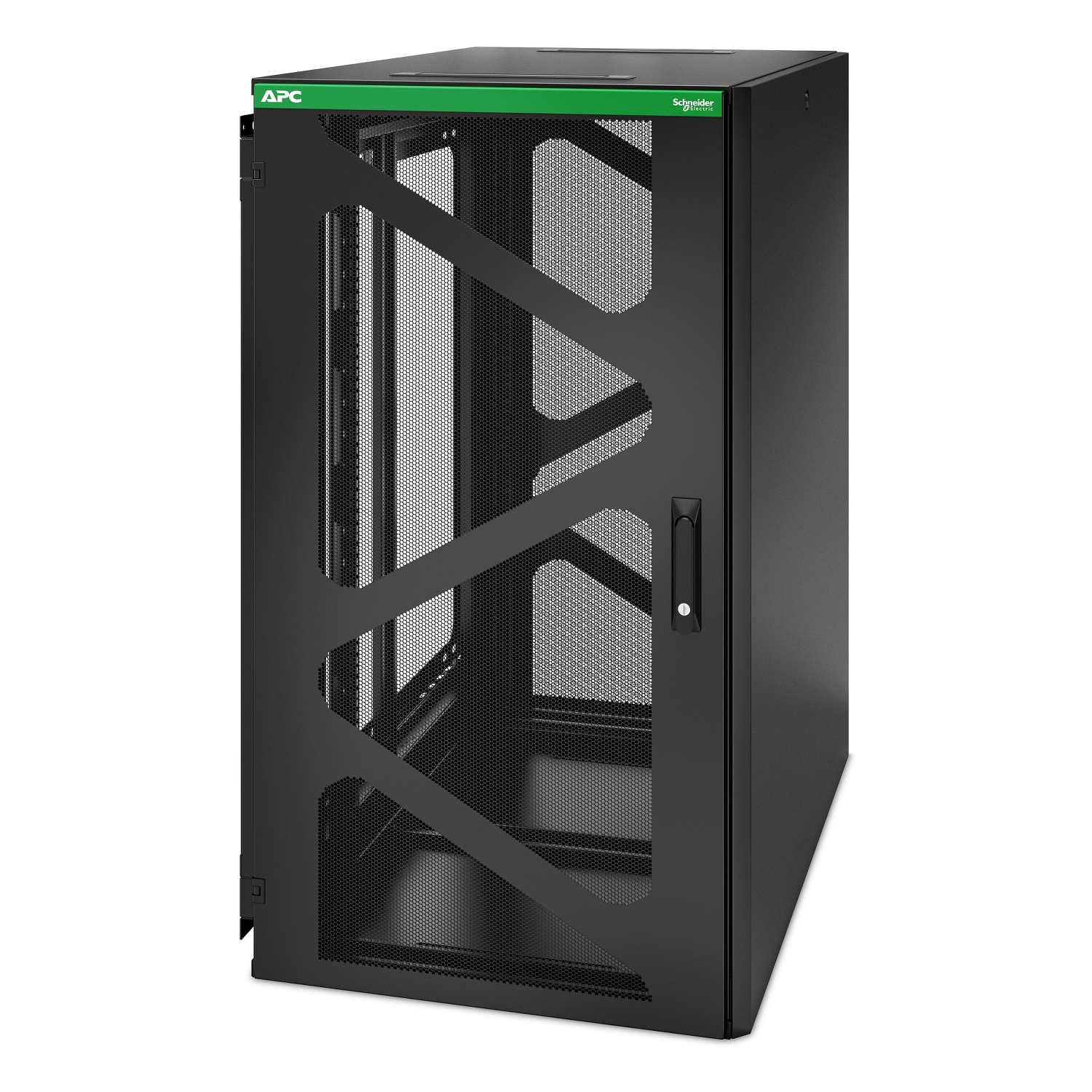 APC NetShelter 24U Wallmount Rack Enclosure Cabinet Side Mount UPS Depth (AR124SM)