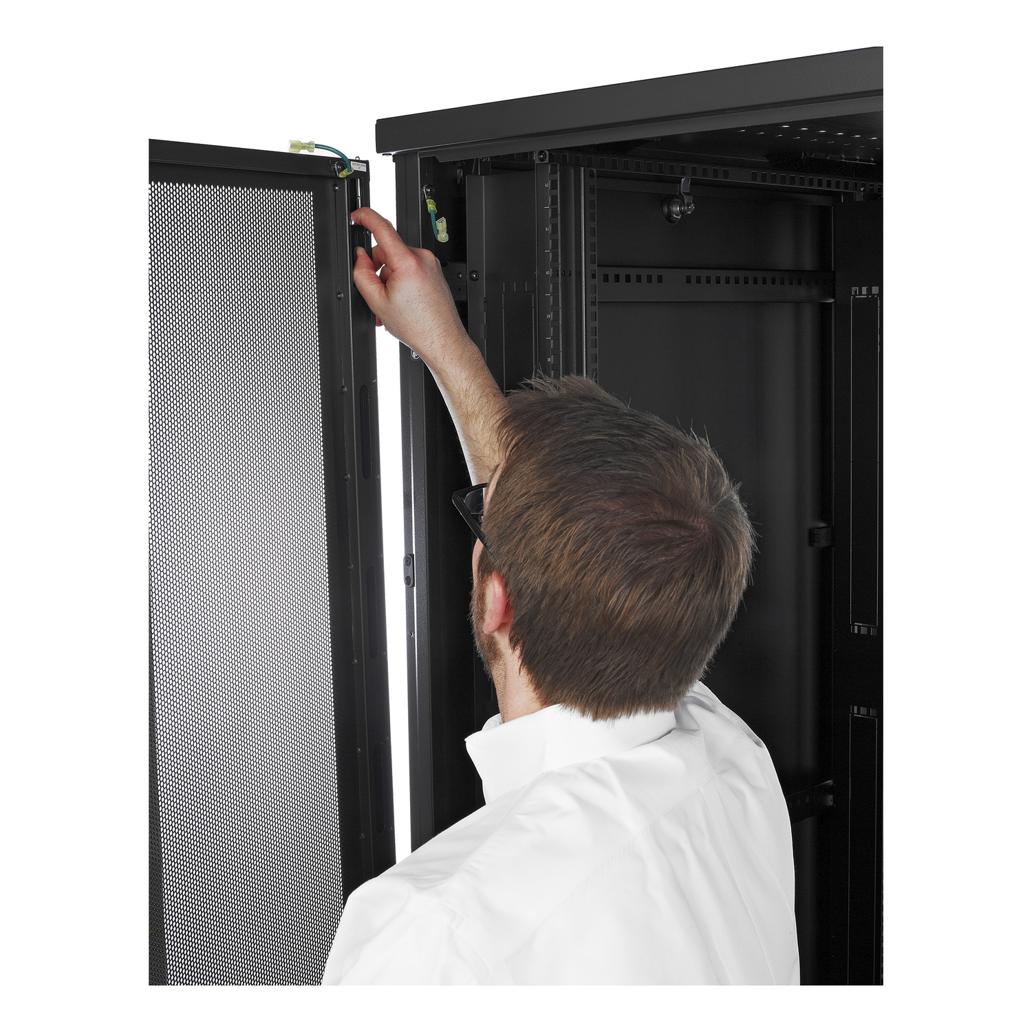 NetShelter SV 48U 600mm Wide x 1060mm Deep Enclosure with Sides Black View 29