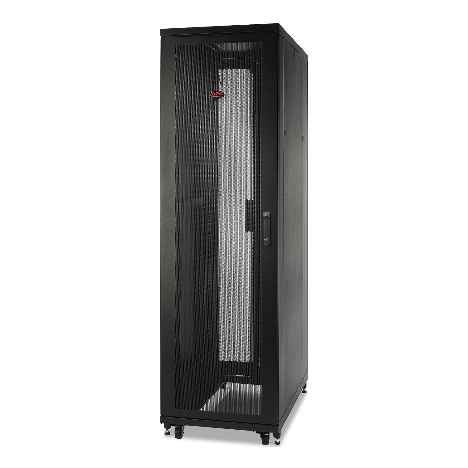 NetShelter SV 48U 600mm Wide x 1060mm Deep Enclosure with Sides Black Hardware Detail