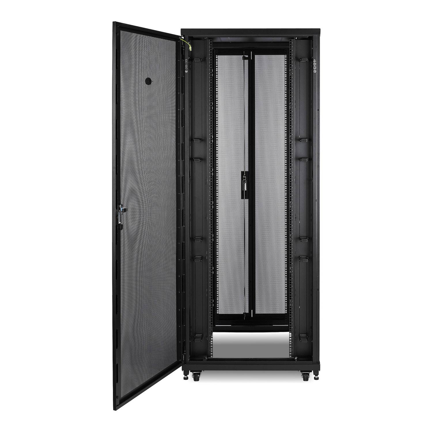 APC NetShelter SV, Server Rack Enclosure, 42U, Black, 2057H x 800W x 1060D mm, with Roof, Castors, Feet, 4 Brackets, Bottom and Side Panels View 40