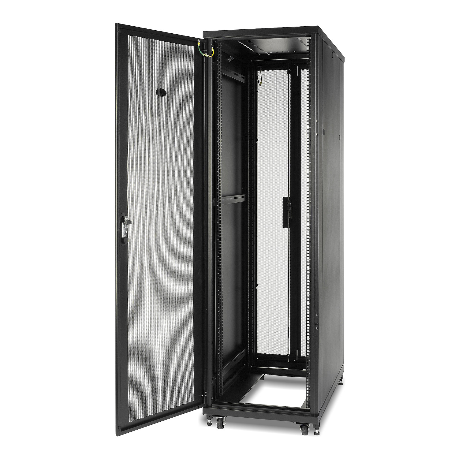 NetShelter SV 48U 600mm Wide x 1200mm Deep Enclosure with Sides Black View 6