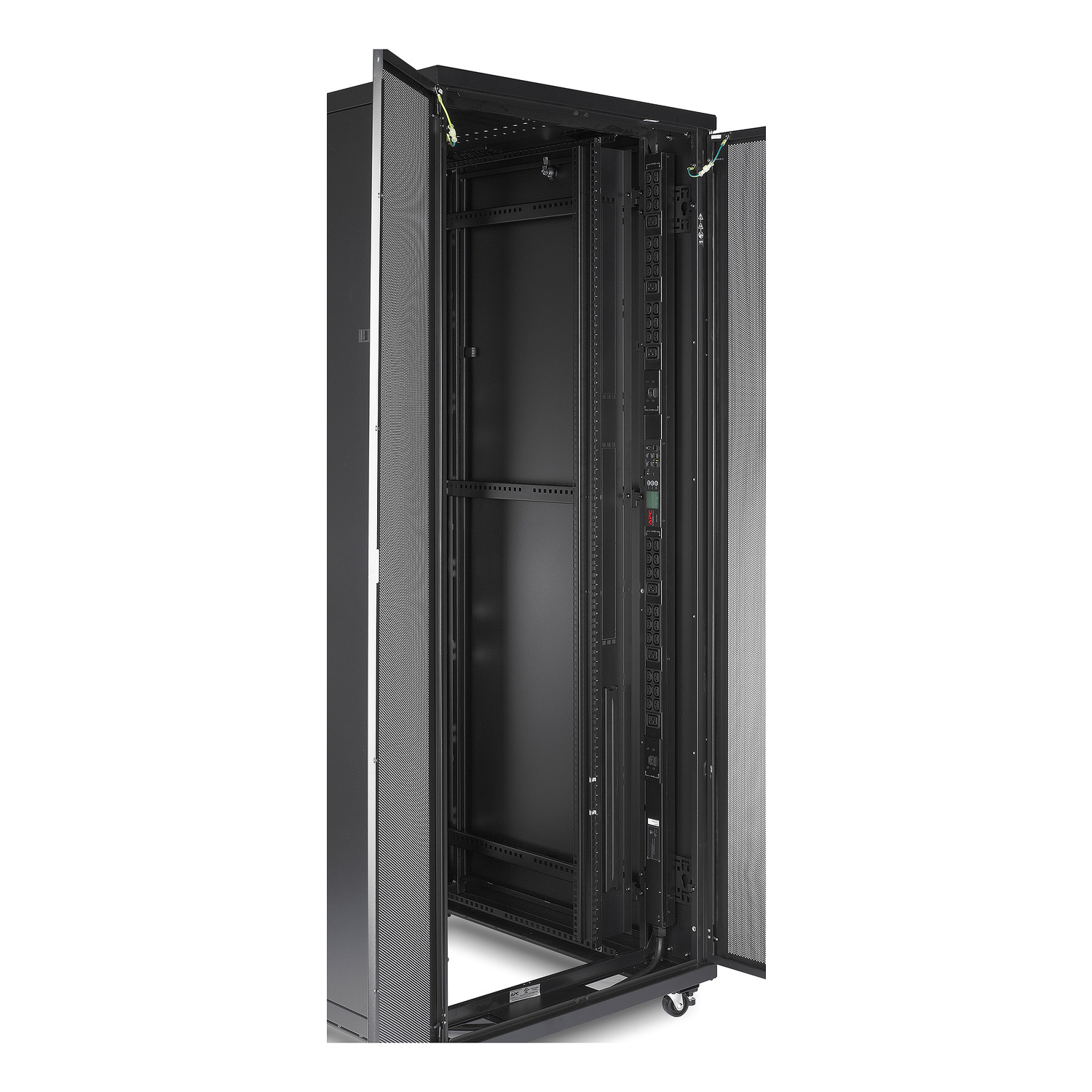 APC NetShelter SV, Server Rack Enclosure, 48U, 800W x 1200D mm, with Sides, Black View 24