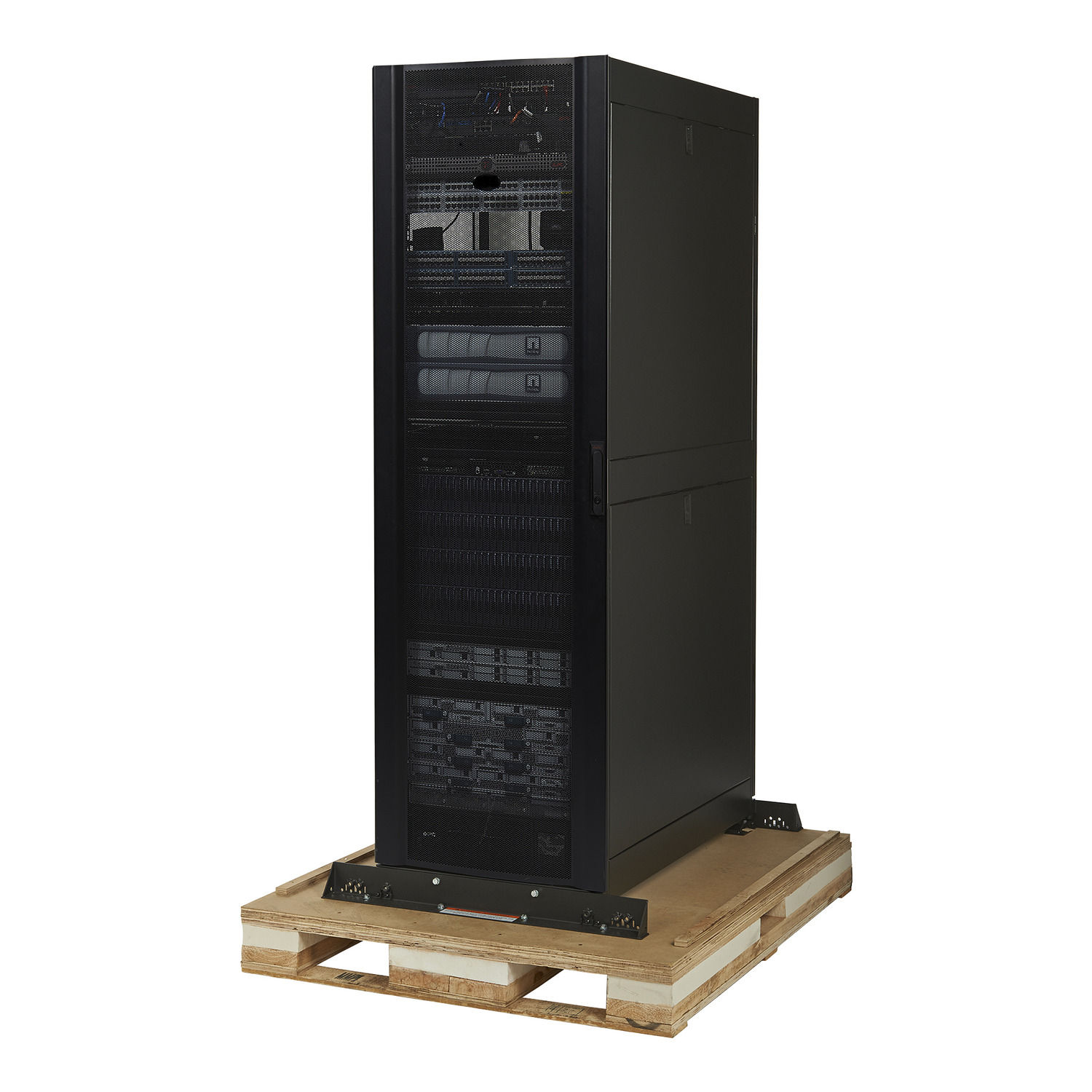 APC NetShelter SX, Server Rack Enclosure, 42U, Shock Packaging, 2000 lbs, Black, 1991H x 600W x 1070D mm [TAA] View 5