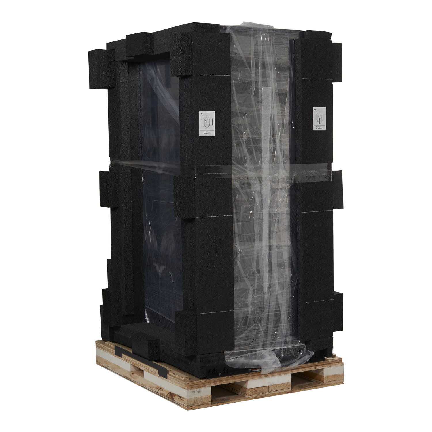 APC NetShelter SX, Server Rack Enclosure, 42U, Shock Packaging, 2000 lbs, Black, 1991H x 600W x 1070D mm [TAA] View 6