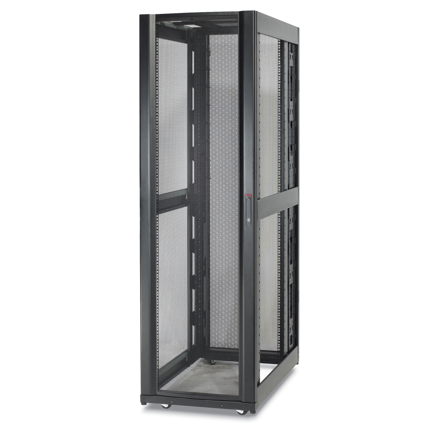 APC NetShelter SX, Server Rack Enclosure, 42U, without Sides, Black, 1991H x 600W x 1070D mm Front View