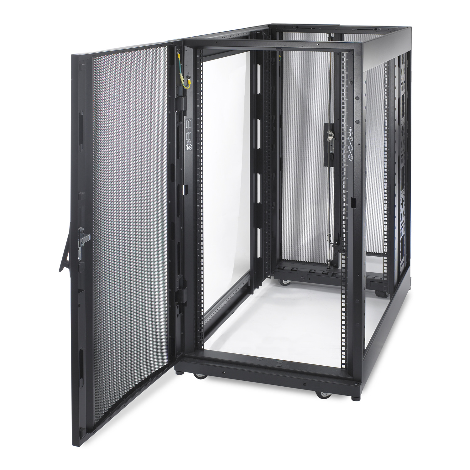 APC NetShelter SX, Server Rack Enclosure, 24U, Black, 1198.5H x 600W x 1070D mm [TAA] View 12
