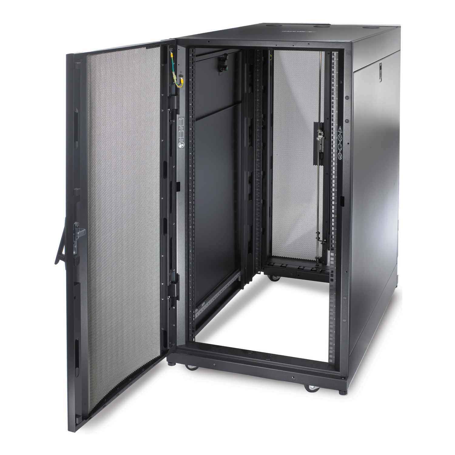 APC NetShelter SX, Server Rack Enclosure, 24U, Black, 1198.5H x 600W x 1070D mm [TAA] View 21