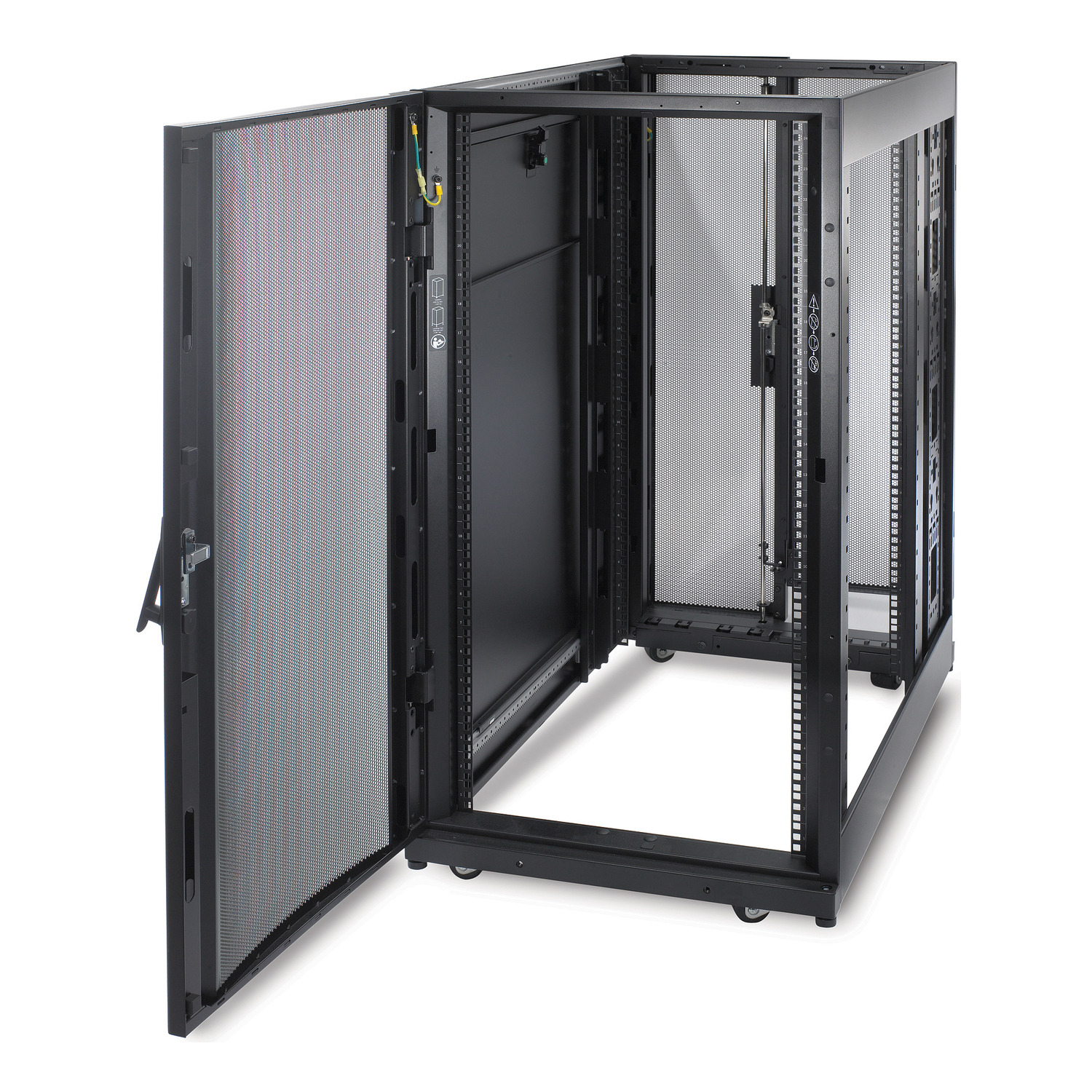 APC NetShelter SX, Server Rack Enclosure, 24U, Black, 1198.5H x 600W x 1070D mm [TAA] View 23