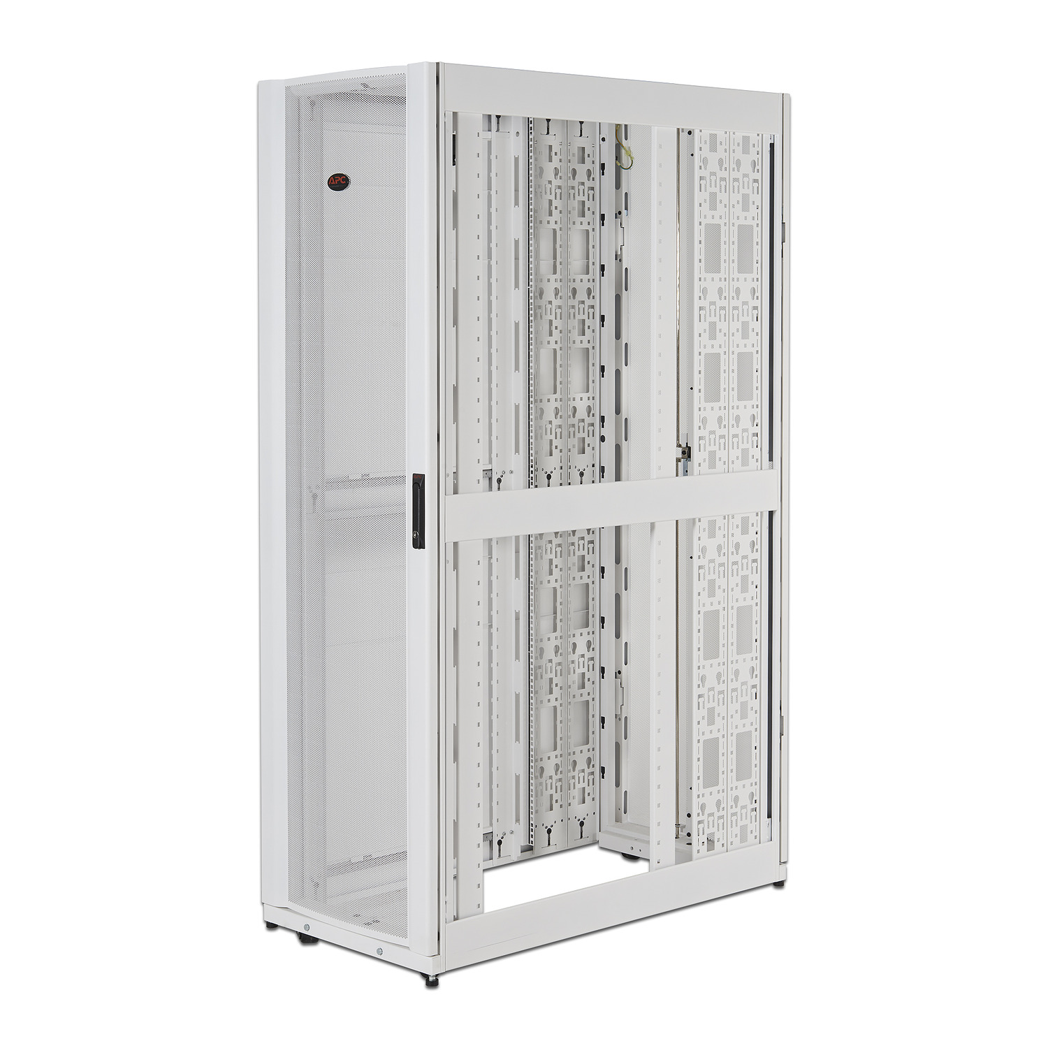 APC NetShelter SX, Server Rack Enclosure, 45U, White, 2124H x 600W x 1070D mm [TAA] View 6