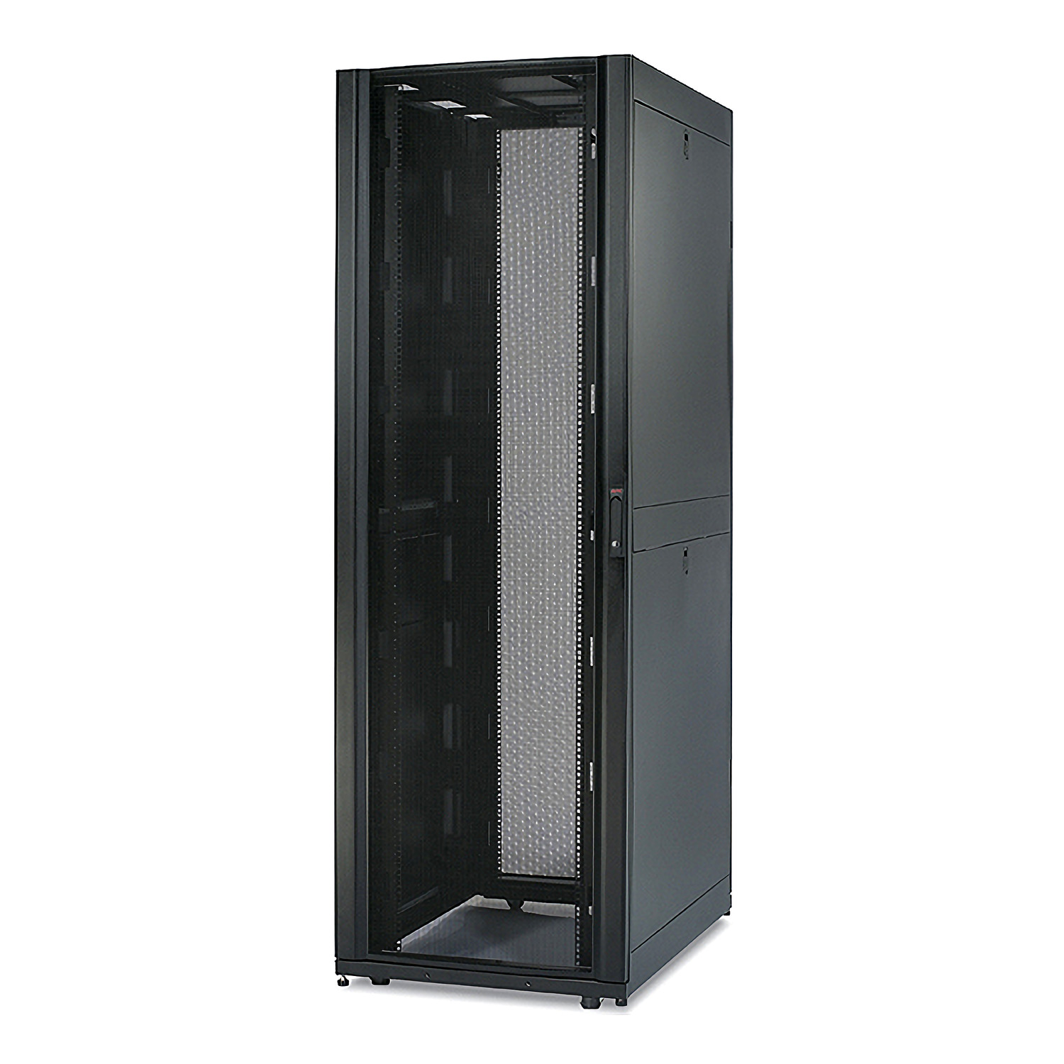 APC NetShelter SX, Server Rack Enclosure, 42U, without Rear Doors, Black, 1991H x 750W x 1070D mm [TAA] Back View