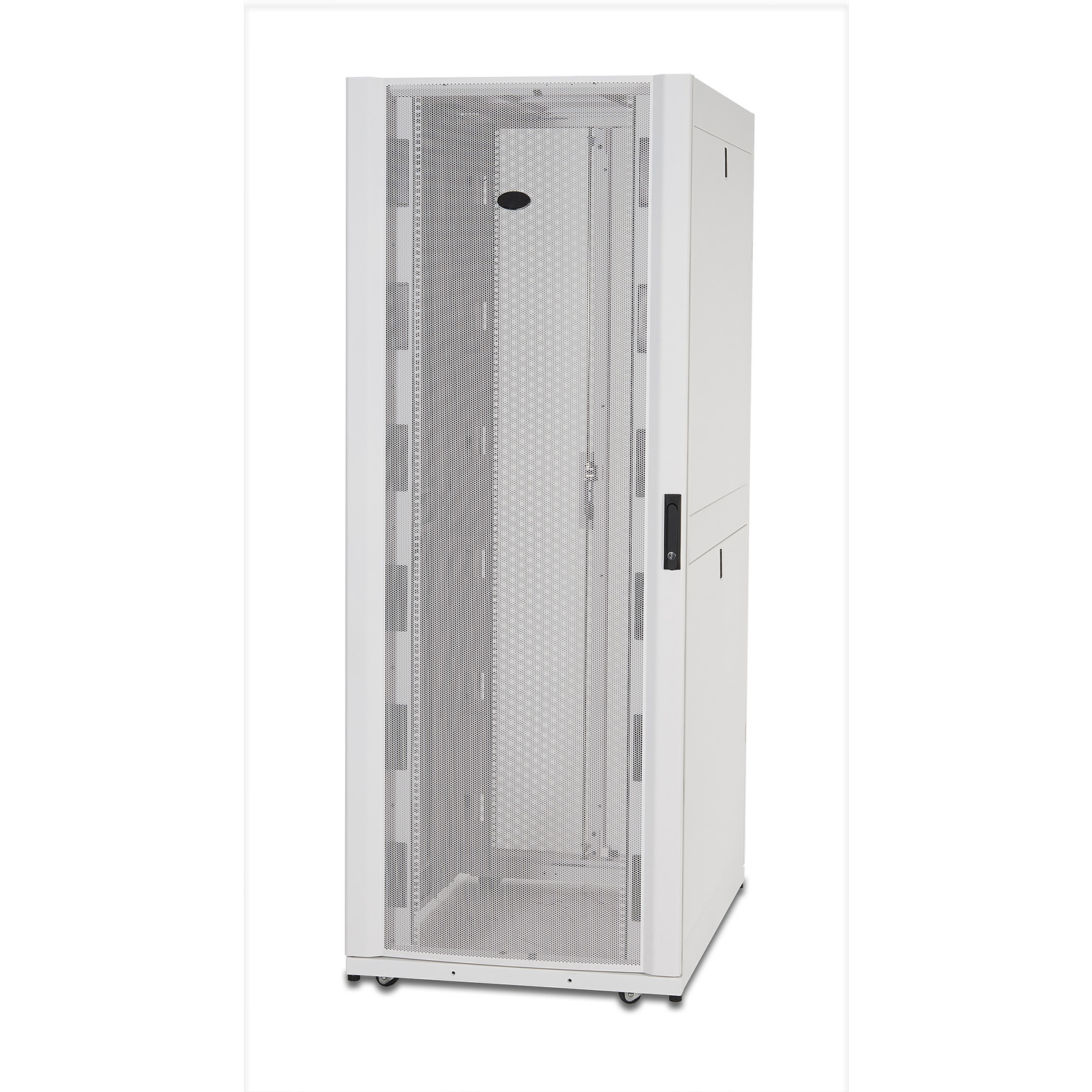 APC NetShelter SX, Server Rack Enclosure, 42U, White, 2258H x 750W x 1070D mm [TAA] Back View