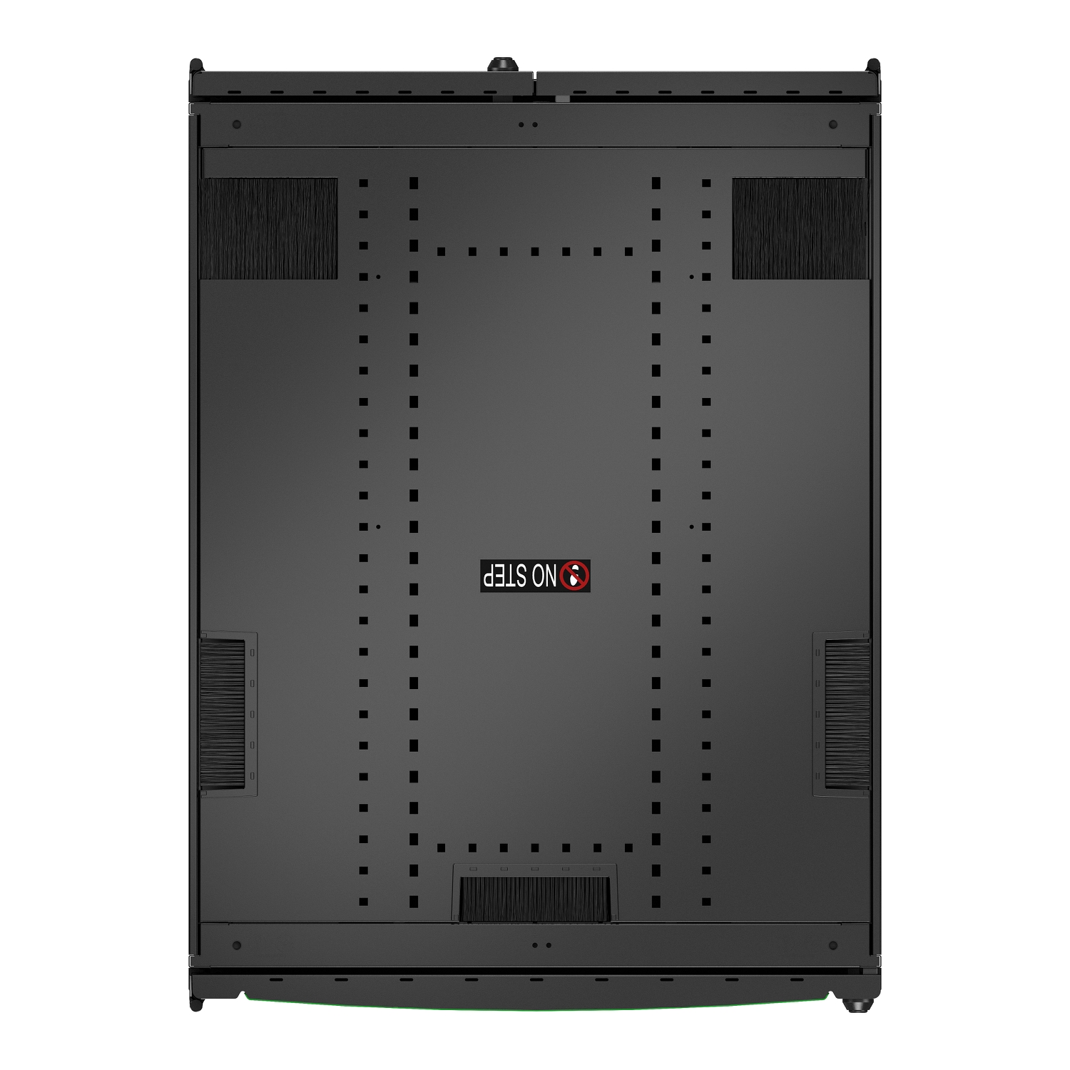 APC NetShelter SX Server Rack Gen 2, 48U, 2258H x 800W x 1070D mm,w/ Side,Black [TAA] Back View