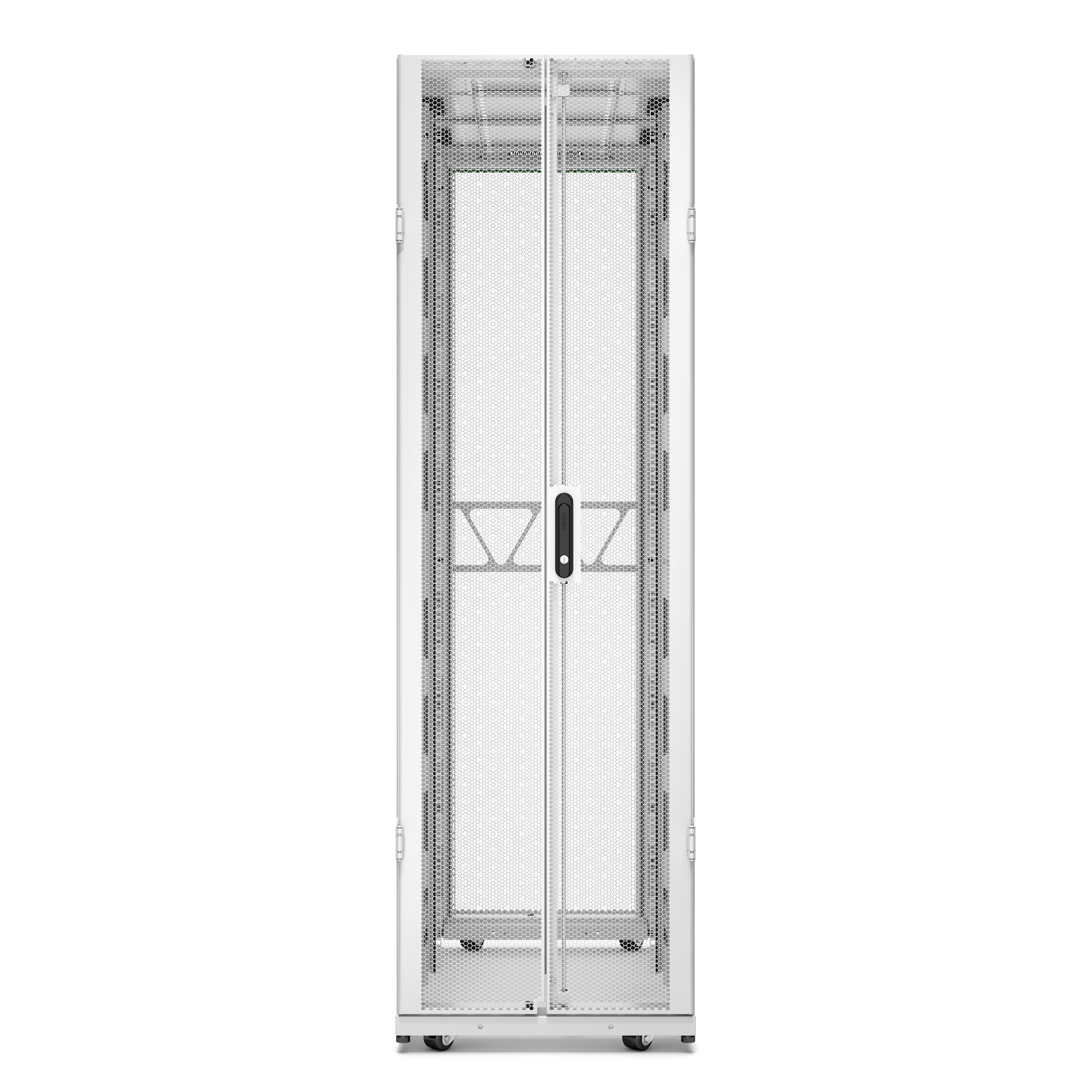 APC NetShelter SX Server Rack Gen 2, 42U, 1991H x 600W x 1200D mm, with Sides, White [TAA] View 4
