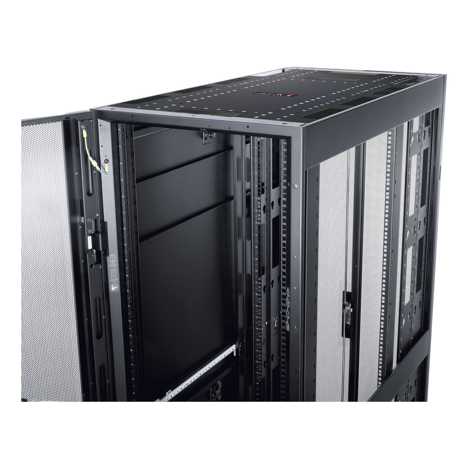 APC NetShelter SX, Server Rack Enclosure, 45U, Black, 2124H x 600W x 1200D mm [TAA] View 7