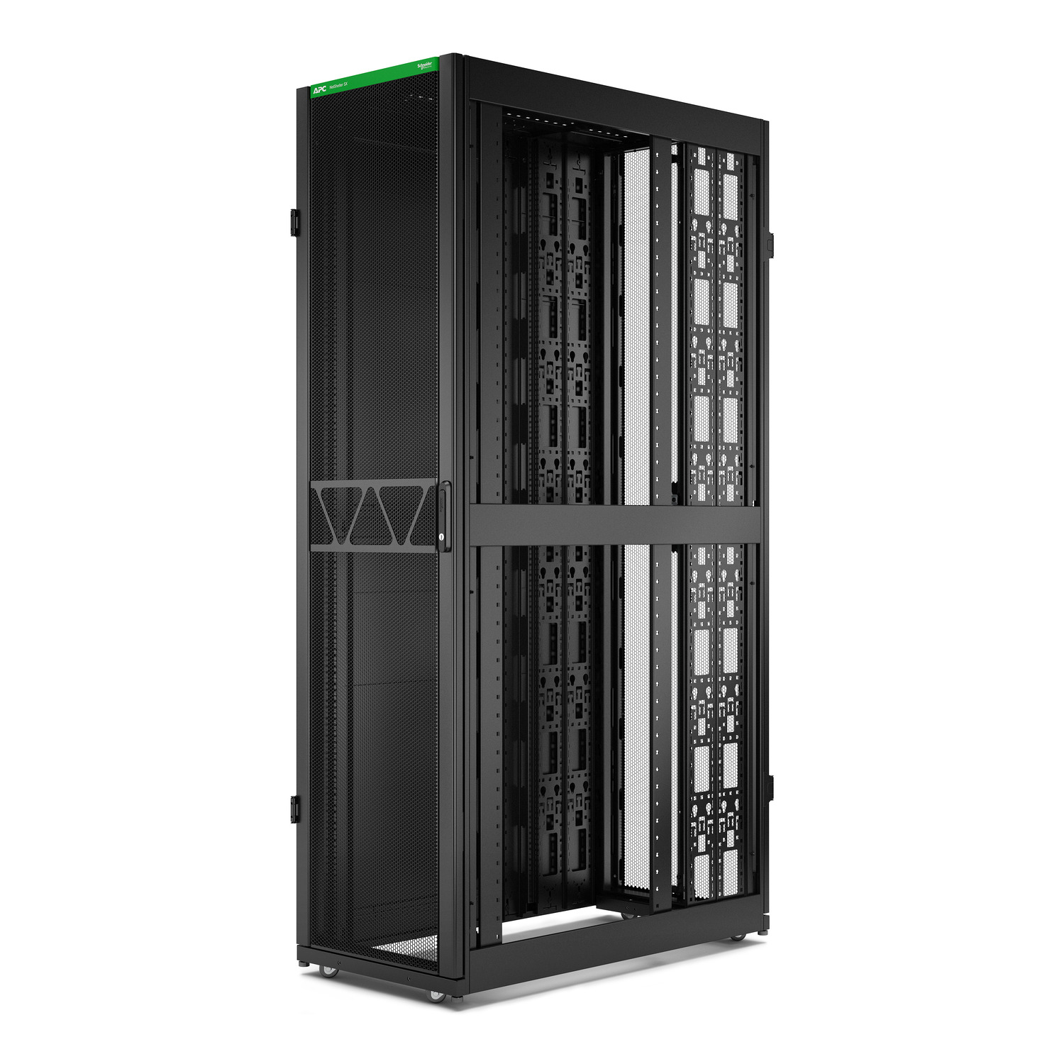 APC NetShelter SX Server Rack Gen 2, 48U, 2258H x 600W x 1200D mm, with Sides, Black [TAA] Hardware Detail