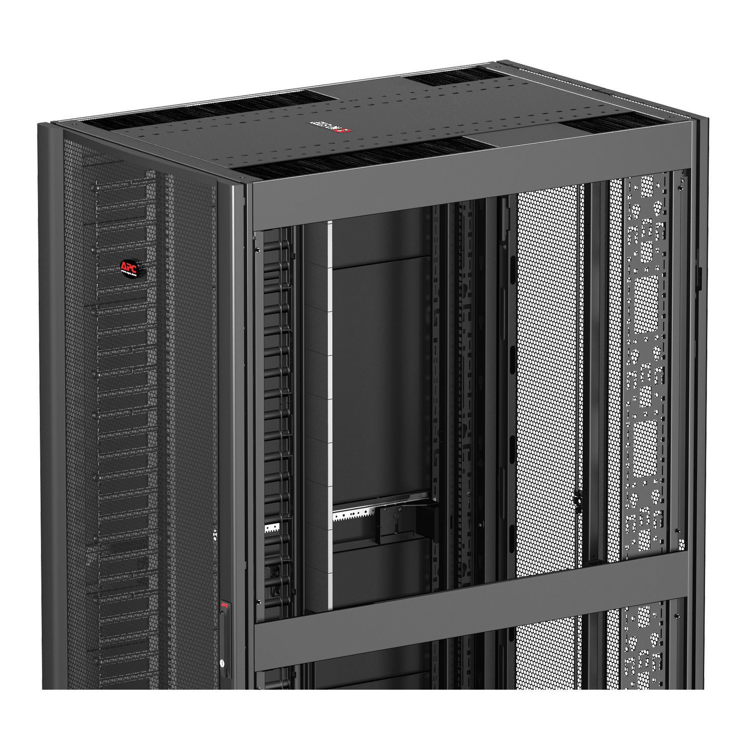 APC NetShelter SX, Networking Rack Enclosure, 42U, Black, 1991H x 750W x 1200D mm [TAA] View 8
