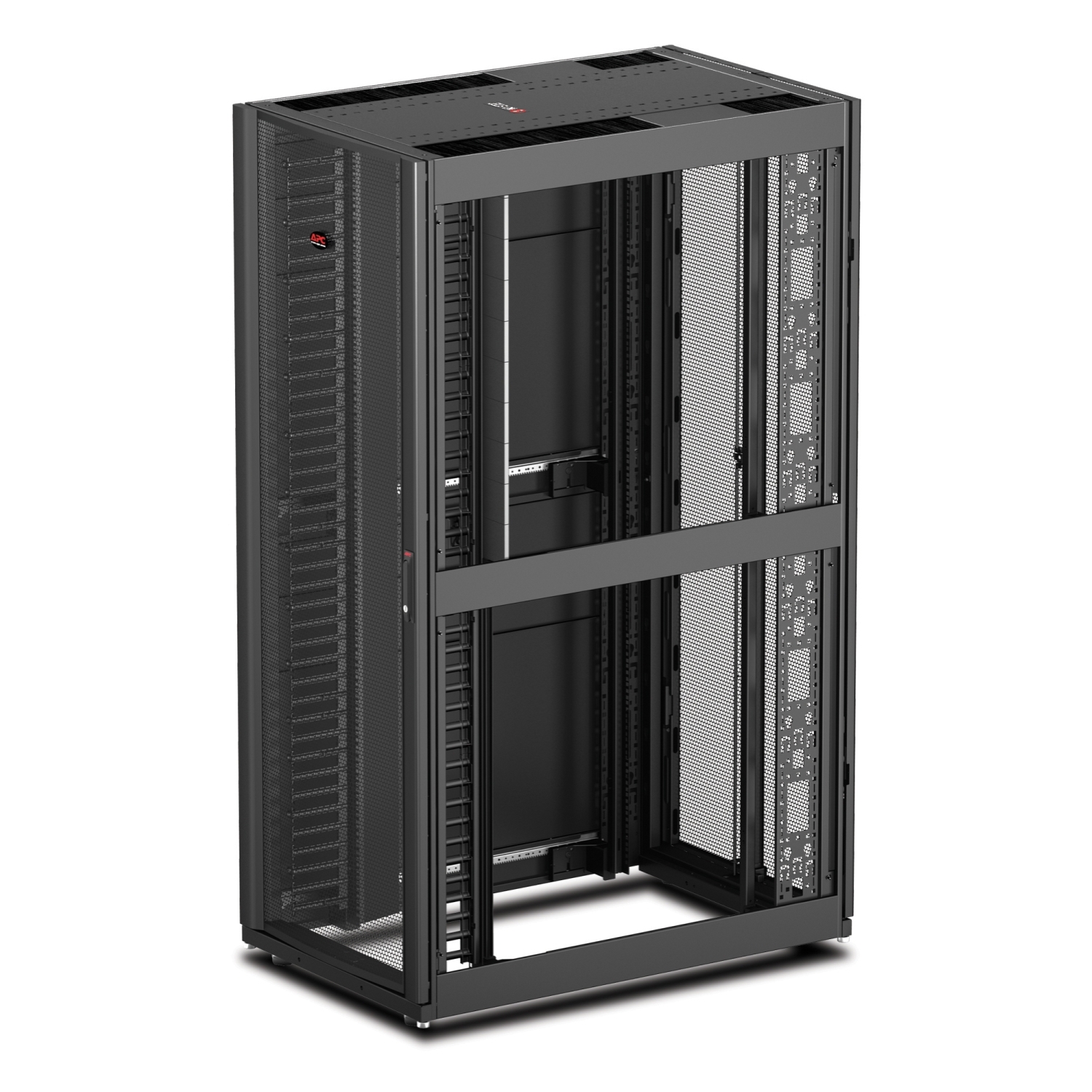 APC NetShelter SX, Networking Rack Enclosure, 48U, Black, 2258H x 750W x 1200D mm [TAA] View 10