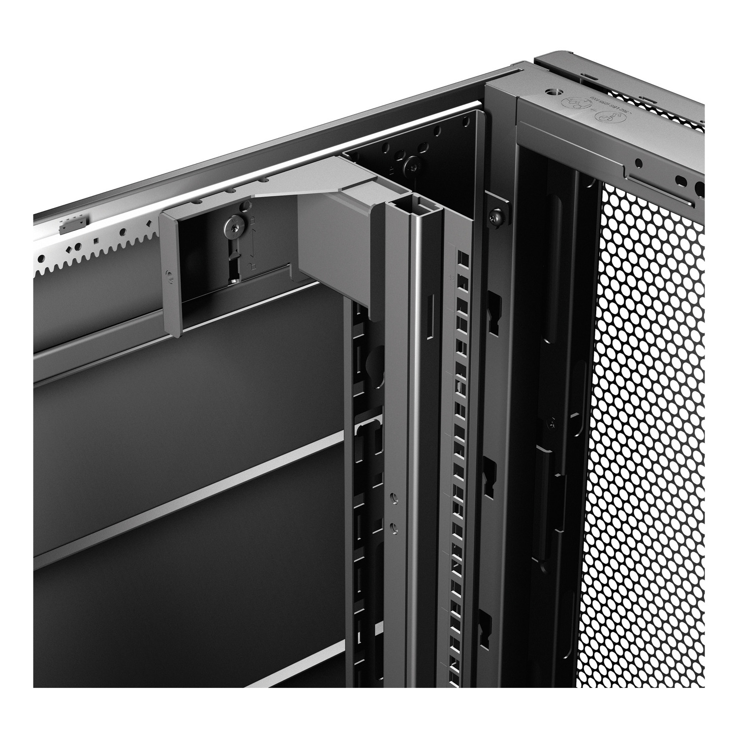 APC NetShelter SX, Networking Rack Enclosure, 48U, Black, 2258H x 750W x 1200D mm [TAA] View 17