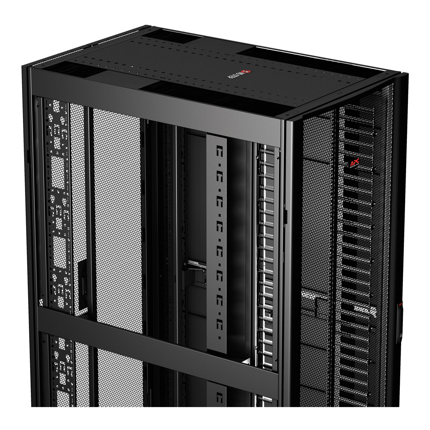 APC NetShelter SX, Networking Rack Enclosure, 48U, Black, 2258H x 750W x 1200D mm [TAA] View 19