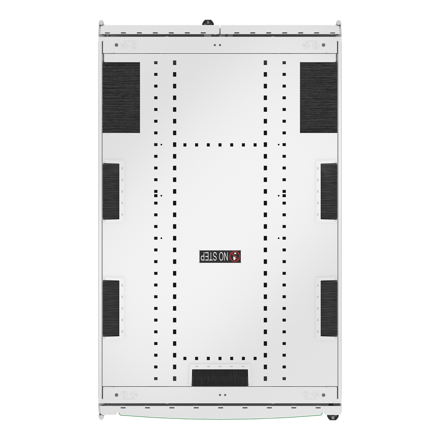 APC NetShelter SX Server Rack Gen 2, 42U, 1991H x 750W x 1200D mm, with Sides, White [TAA] View 10
