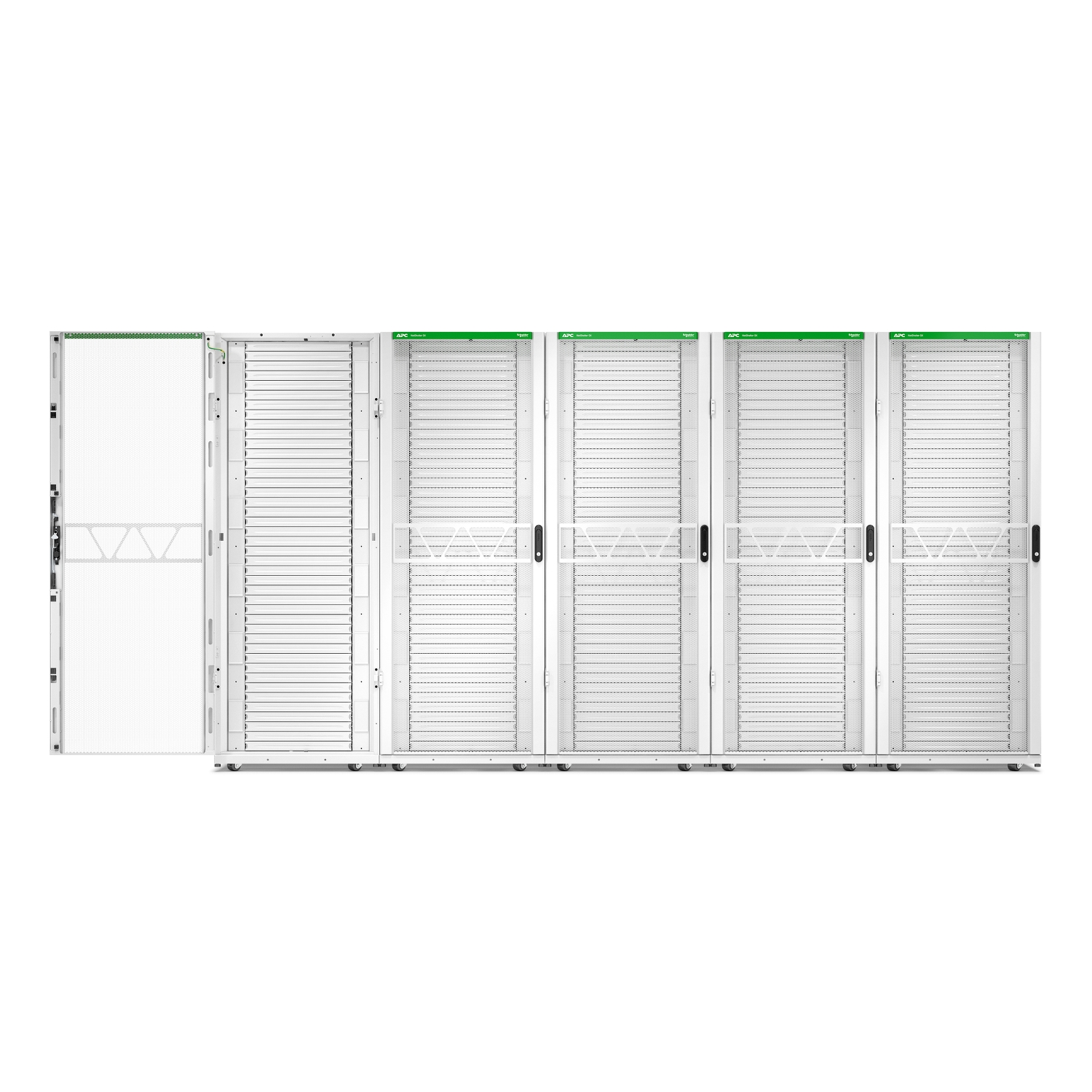 APC NetShelter SX Server Rack Gen 2, 42U, 1991H x 750W x 1200D mm, with Sides, White [TAA] View 9
