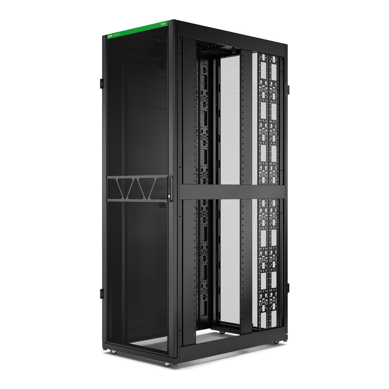 APC NetShelter SX Server Rack Gen 2, 48U, 2258H x 750W x 1200D mm, with Sides, Black [TAA] Hardware Detail
