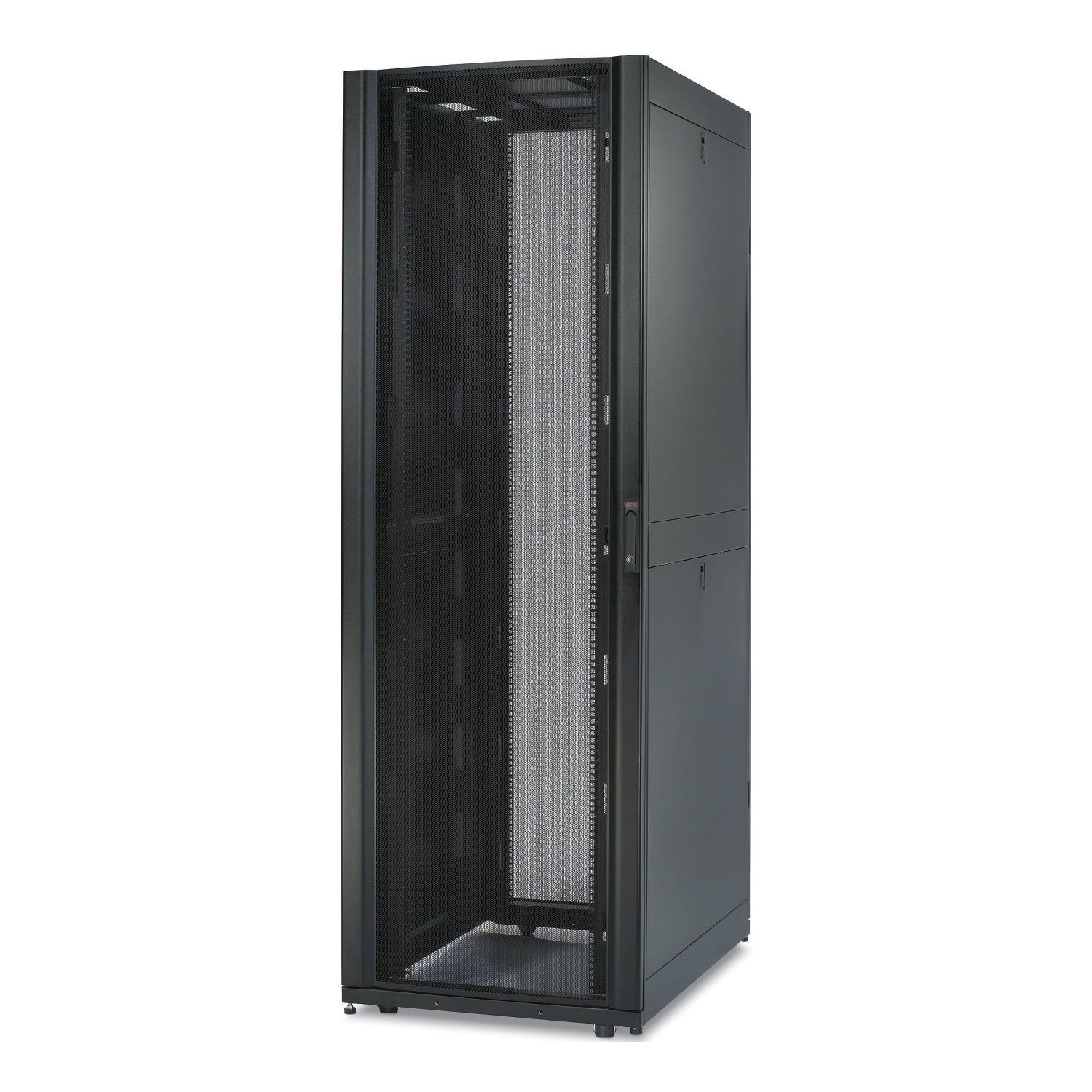 APC NetShelter SX, Server Rack Enclosure, 48U, Black, 2258H x 750W x 1200D mm [TAA] Back View