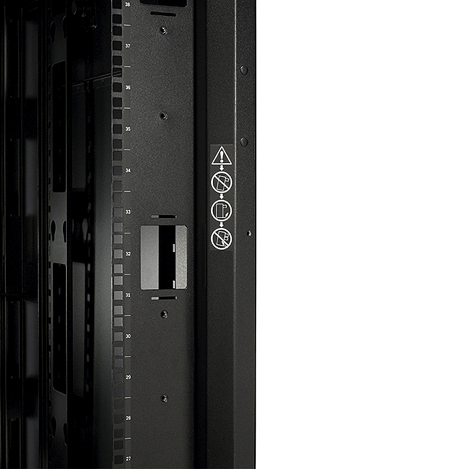 APC NetShelter SX, Server Rack Enclosure, 48U, Black, 2258H x 750W x 1200D mm [TAA] View 7