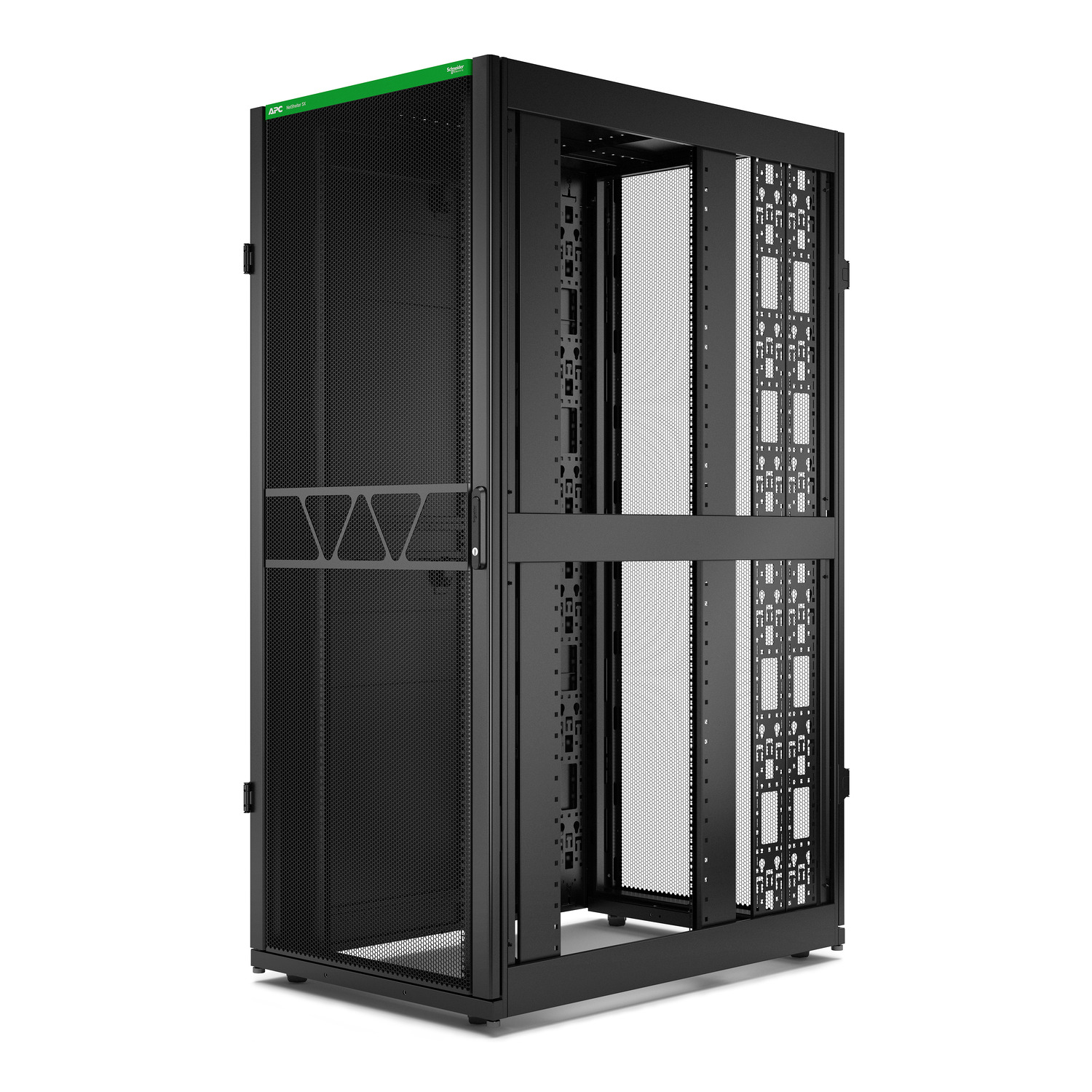 APC NetShelter SX Server Rack Gen 2, 42U, 1991H x 800W x 1200D mm, with Sides, Black [TAA] Hardware Detail