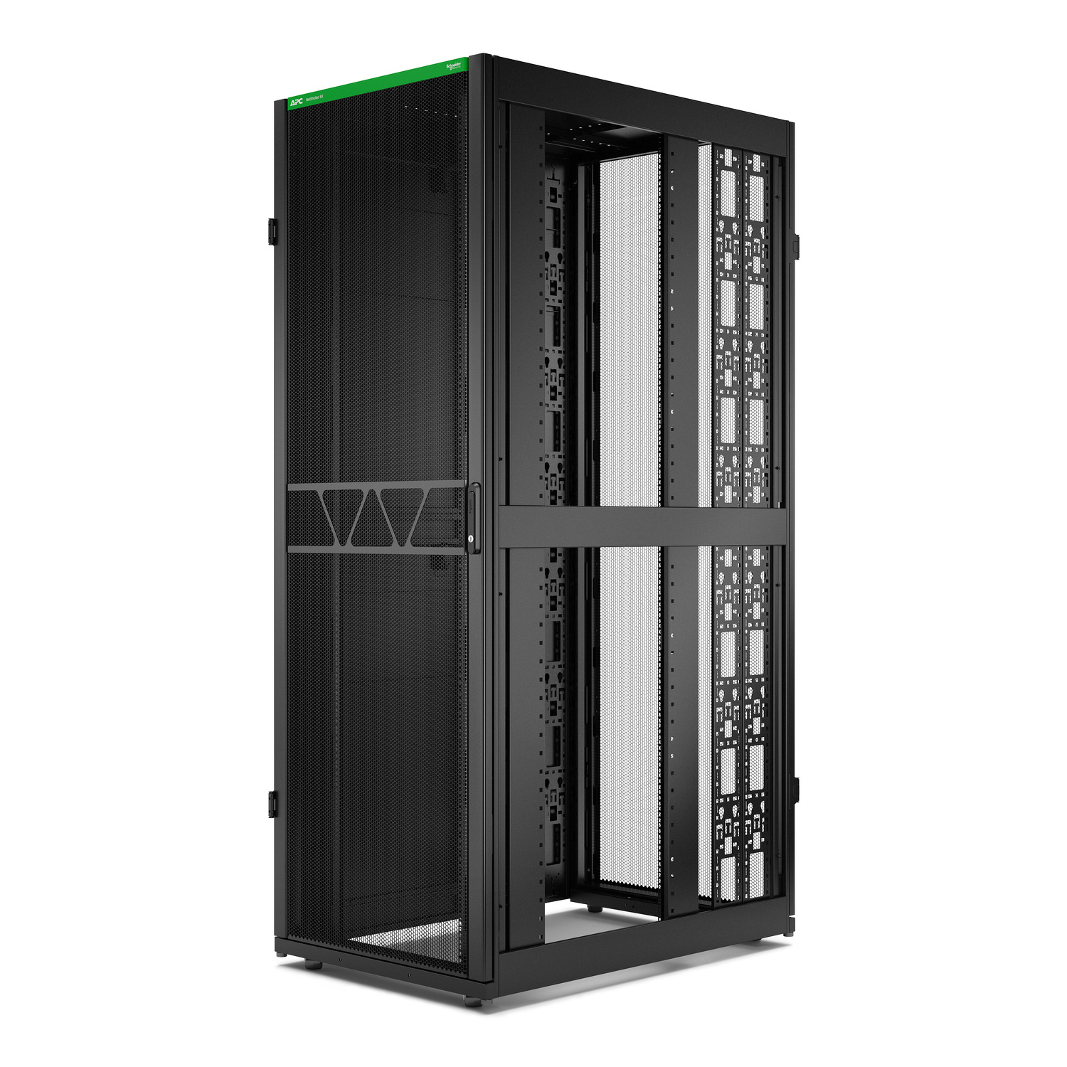 APC NetShelter SX Server Rack Gen 2, 48U, 2258H x 800W x 1200D mm, with Sides, Black [TAA] Hardware Detail