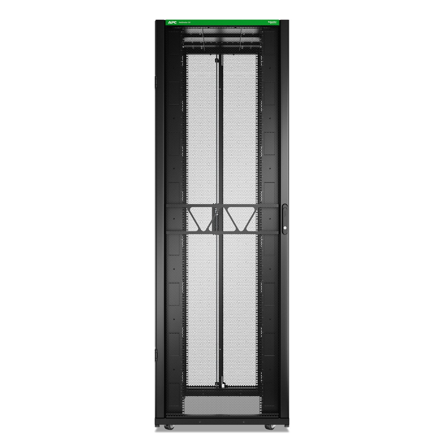 APC NetShelter SX Server Rack Gen 2, 52U, 2436H x 800W x 1200D mm, w/ Sides, Black [TAA] Hardware Detail