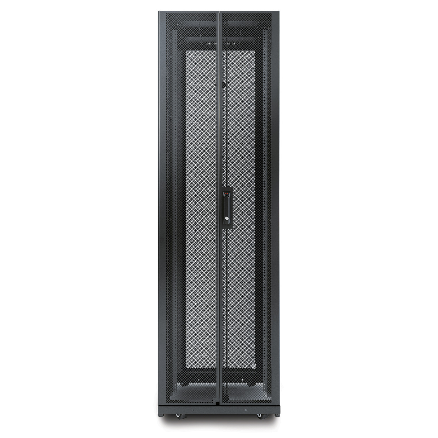 APC NetShelter AV, Server Rack Enclosure, 42U, 10-32 Threaded Rails, Black, 1991H x 600W x 825D mm View 6