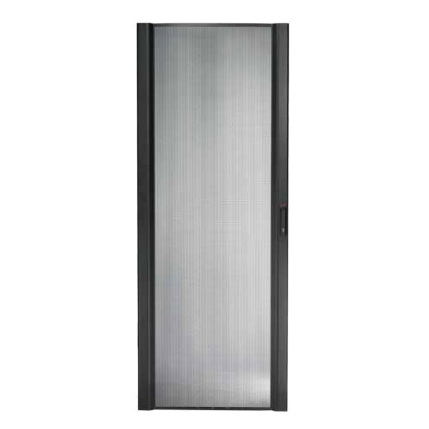 NetShelter SX 42U 750mm Wide Perforated Curved Door Black Back View
