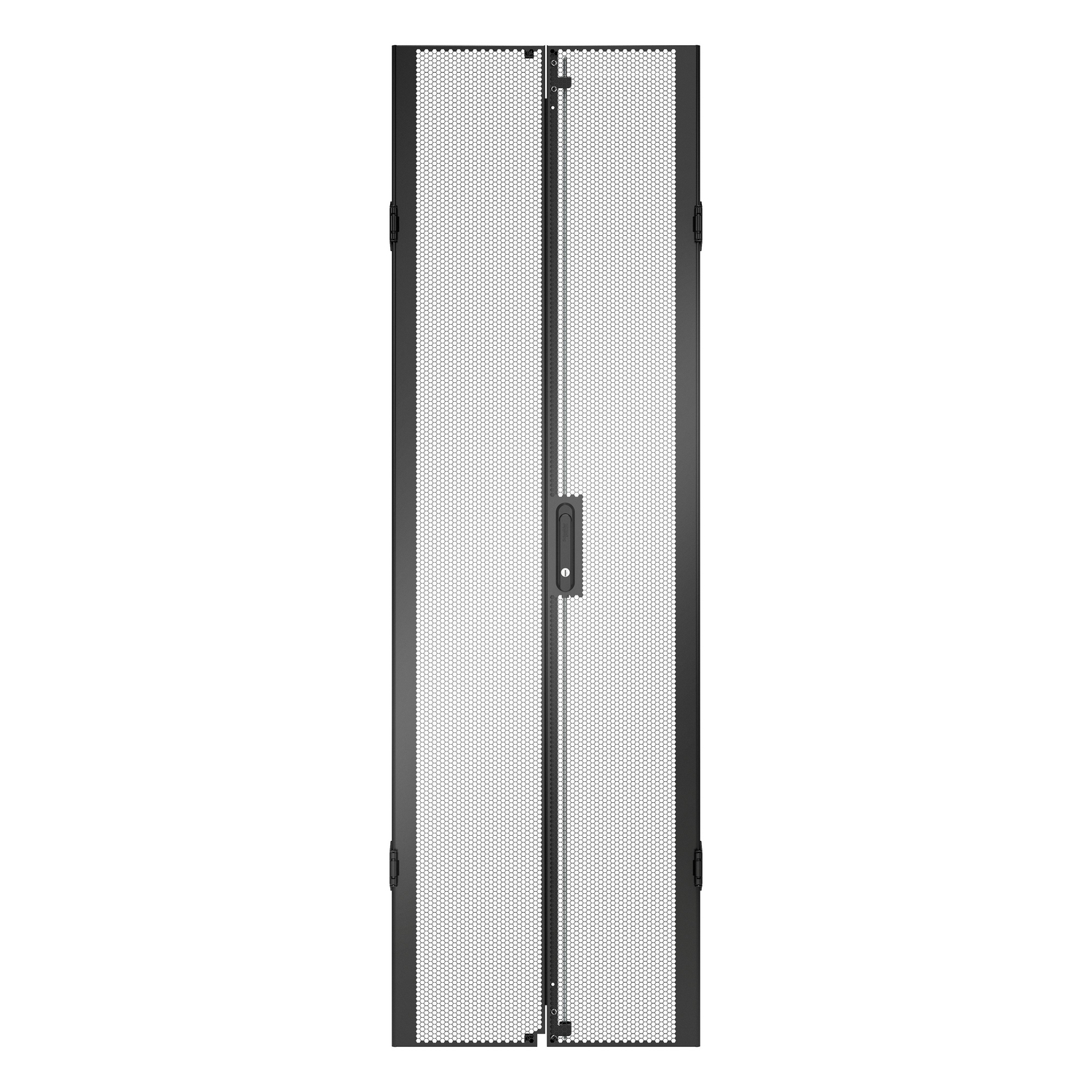 APC NetShelter NetShelter SX Gen 2, Rear Doors Replacement, 42U, 600mm Wide, Black [TAA] Front View