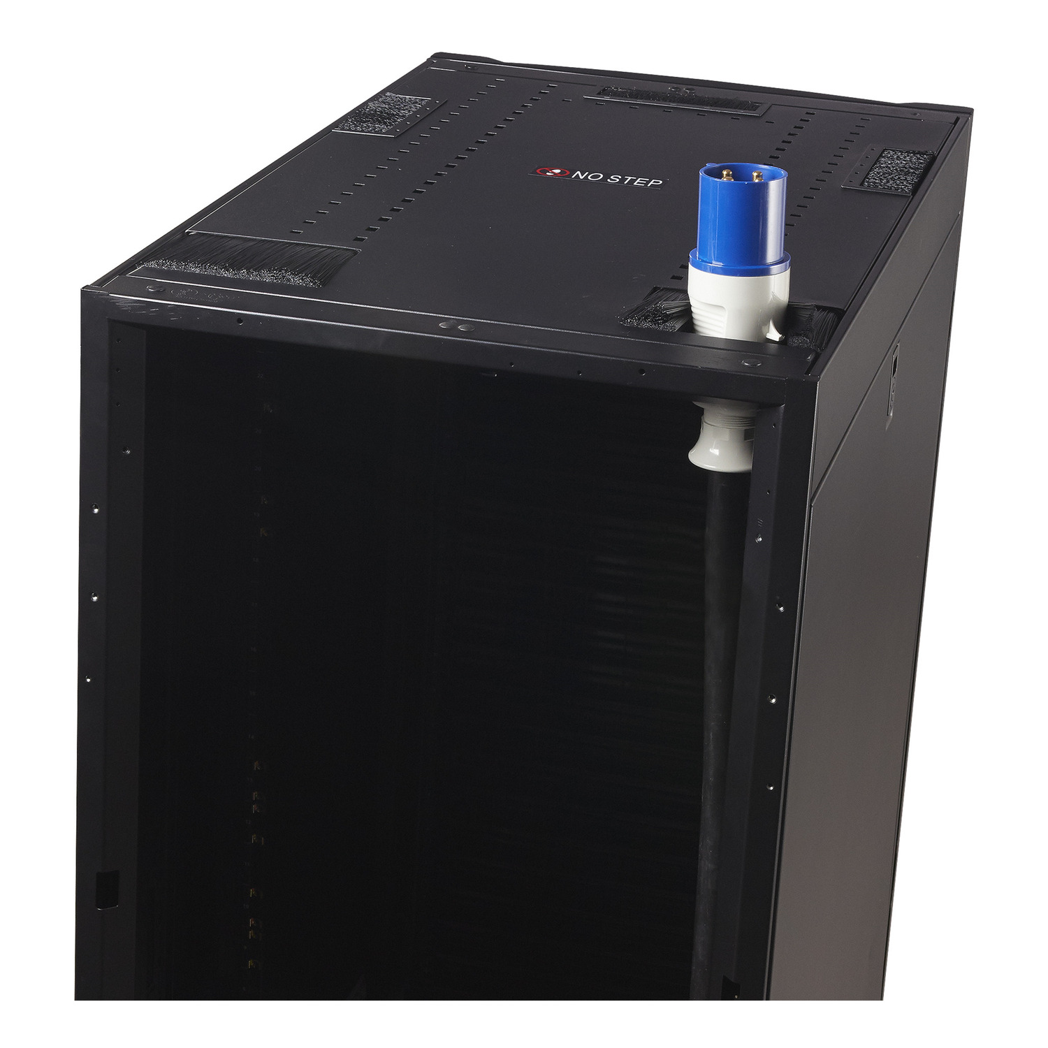 NetShelter SX 750mm Wide x 1070mm Deep Performance Roof Black Front View