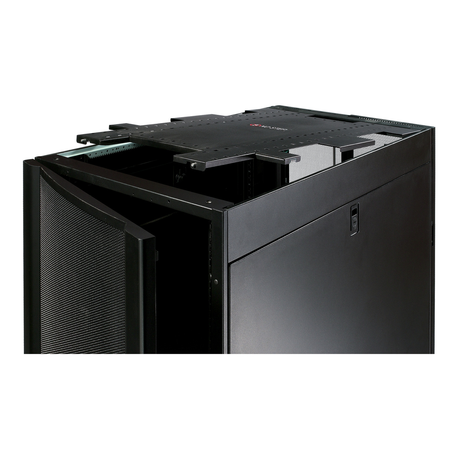 NetShelter SX 750mm Wide x 1070mm Deep Standard Roof Black View 4