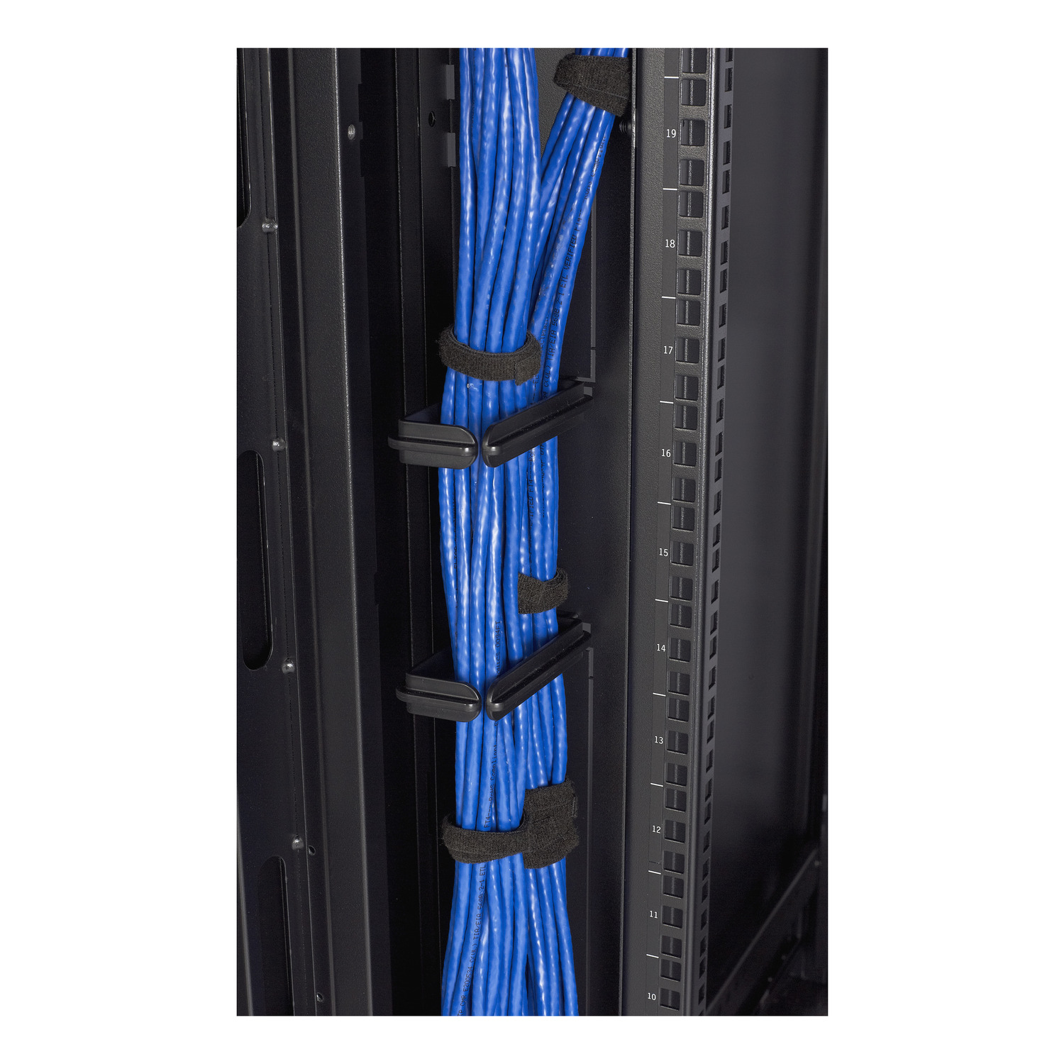 APC NetShelter Cable Management, Vertical Cable Manager, Rings, Set of 100, Black, 107 x 53 x 18 mm View 5