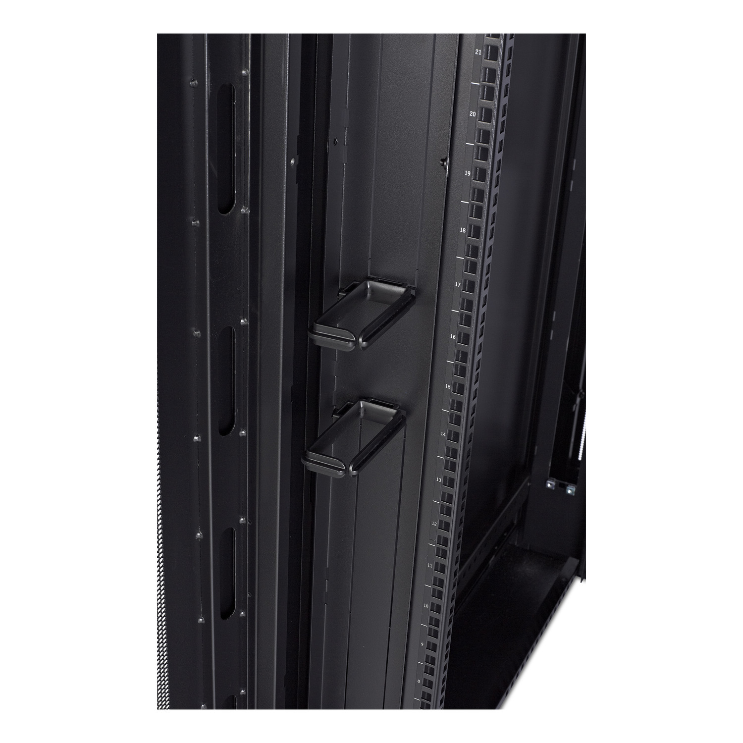 APC NetShelter Cable Management, Vertical Cable Manager, Rings, Set of 100, Black, 107 x 53 x 18 mm View 7