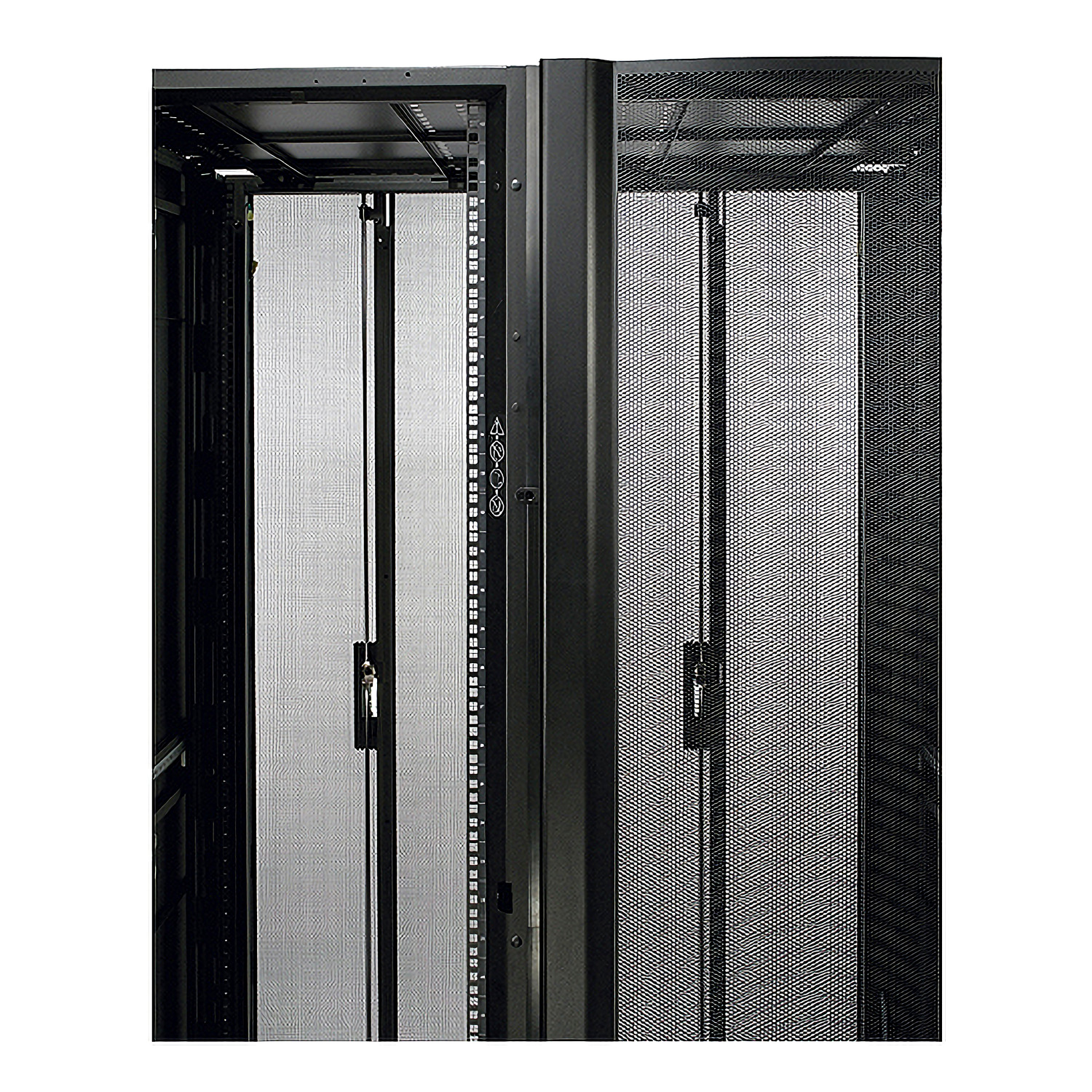 NetShelter SX 42U/48U Baying Trim Kit Black Back View