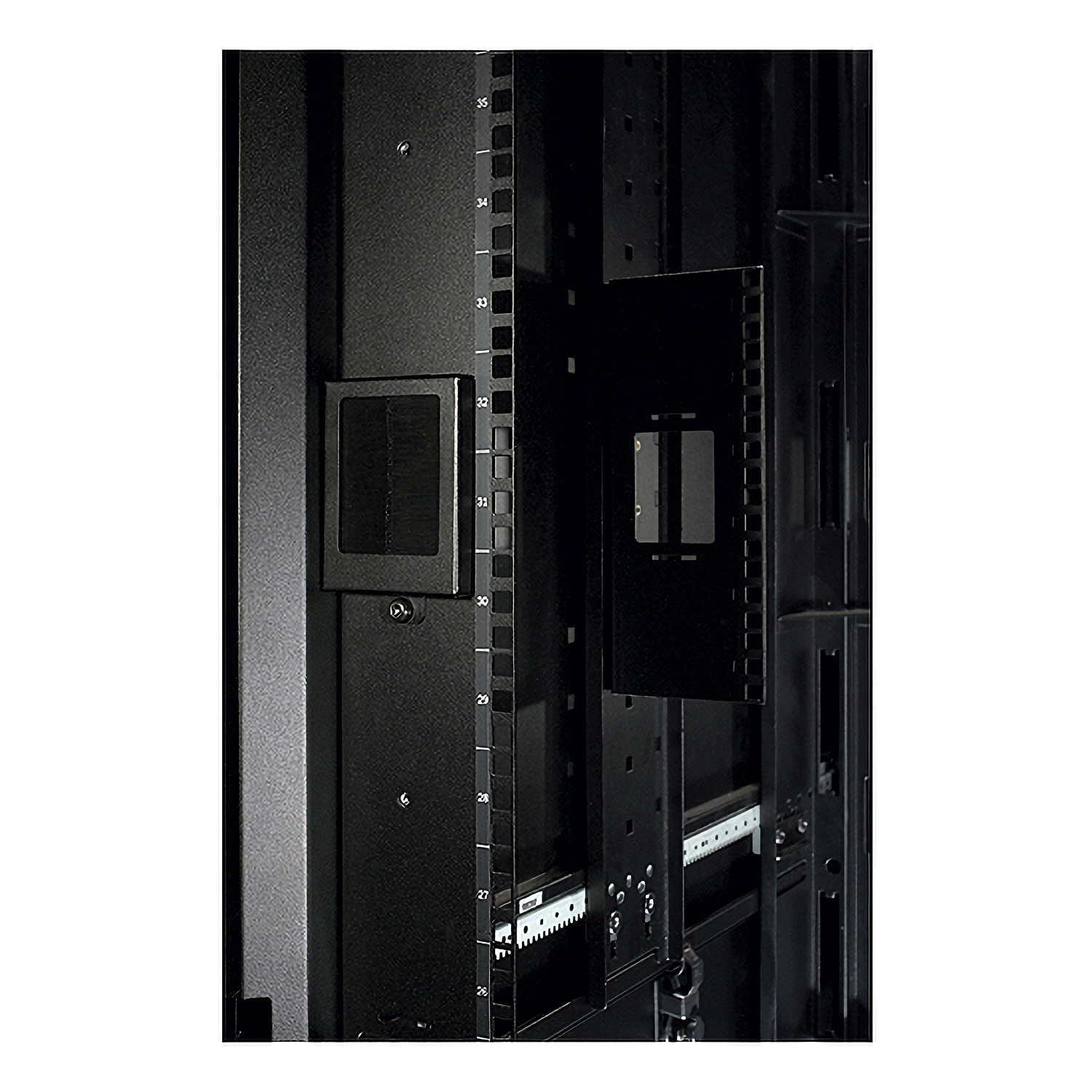 APC NetShelter Cable Management, Mounting Rail Brush Strips, Set of 6, for NetShelter SX 750 mm Wide, Black, 76 x 114 x 13 mm View 6