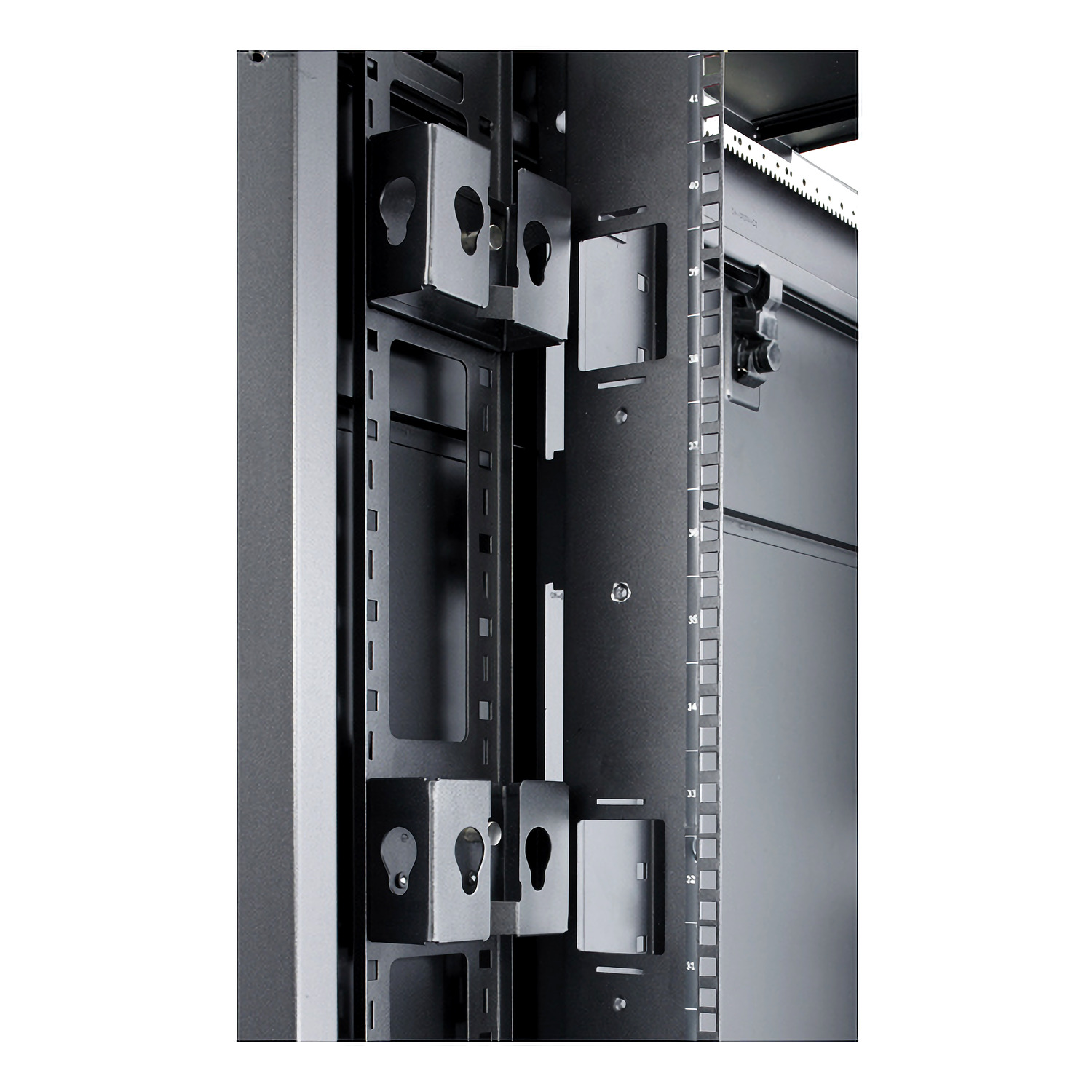 APC NetShelter Cable Management, Vertical Cable Manager, Containment Brackets, for NetShelter SX, SV, and VX Racks, 80 x 112 x 45 mm View 5