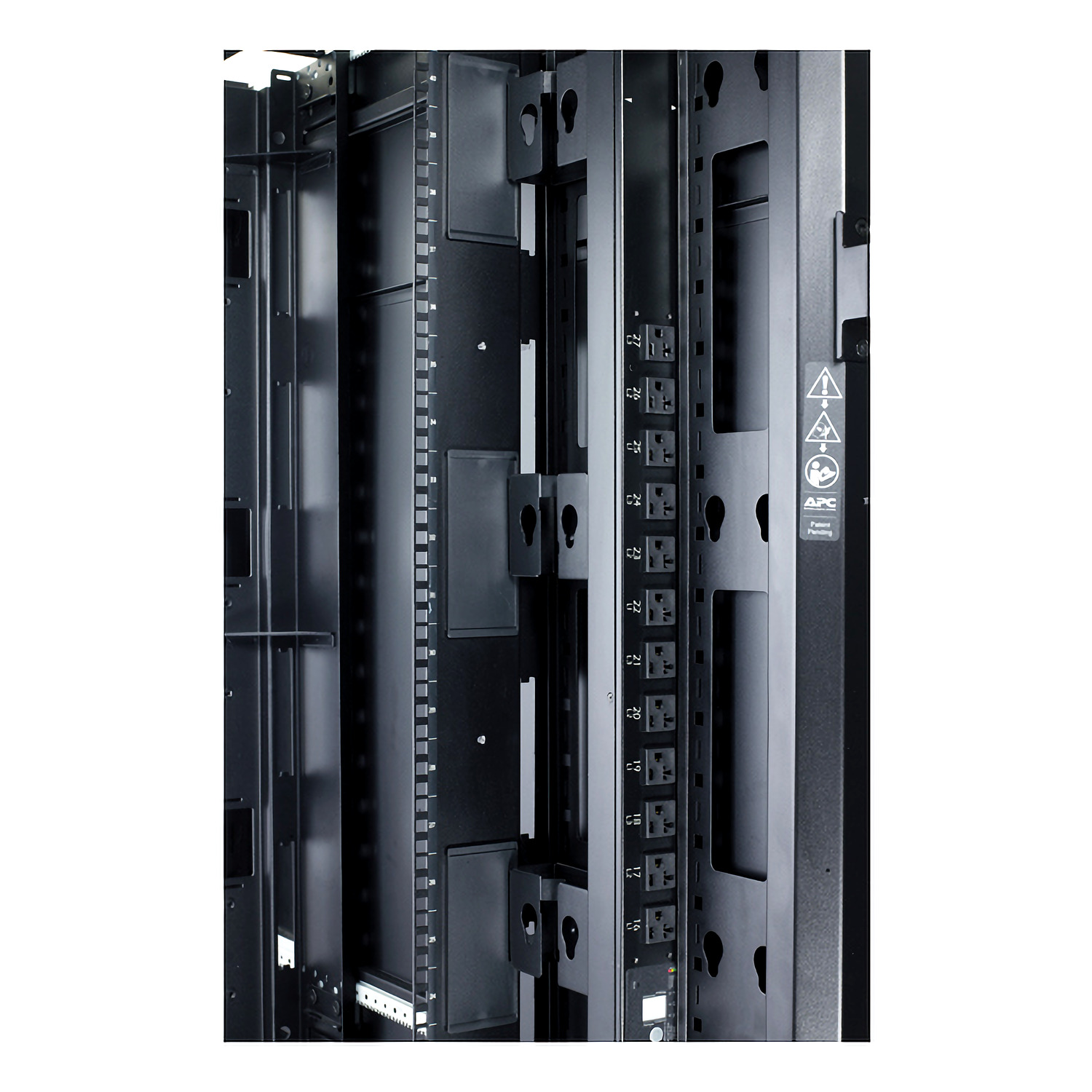 APC NetShelter Cable Management, Vertical Cable Manager, Containment Brackets, for NetShelter SX, SV, and VX Racks, 80 x 112 x 45 mm View 6