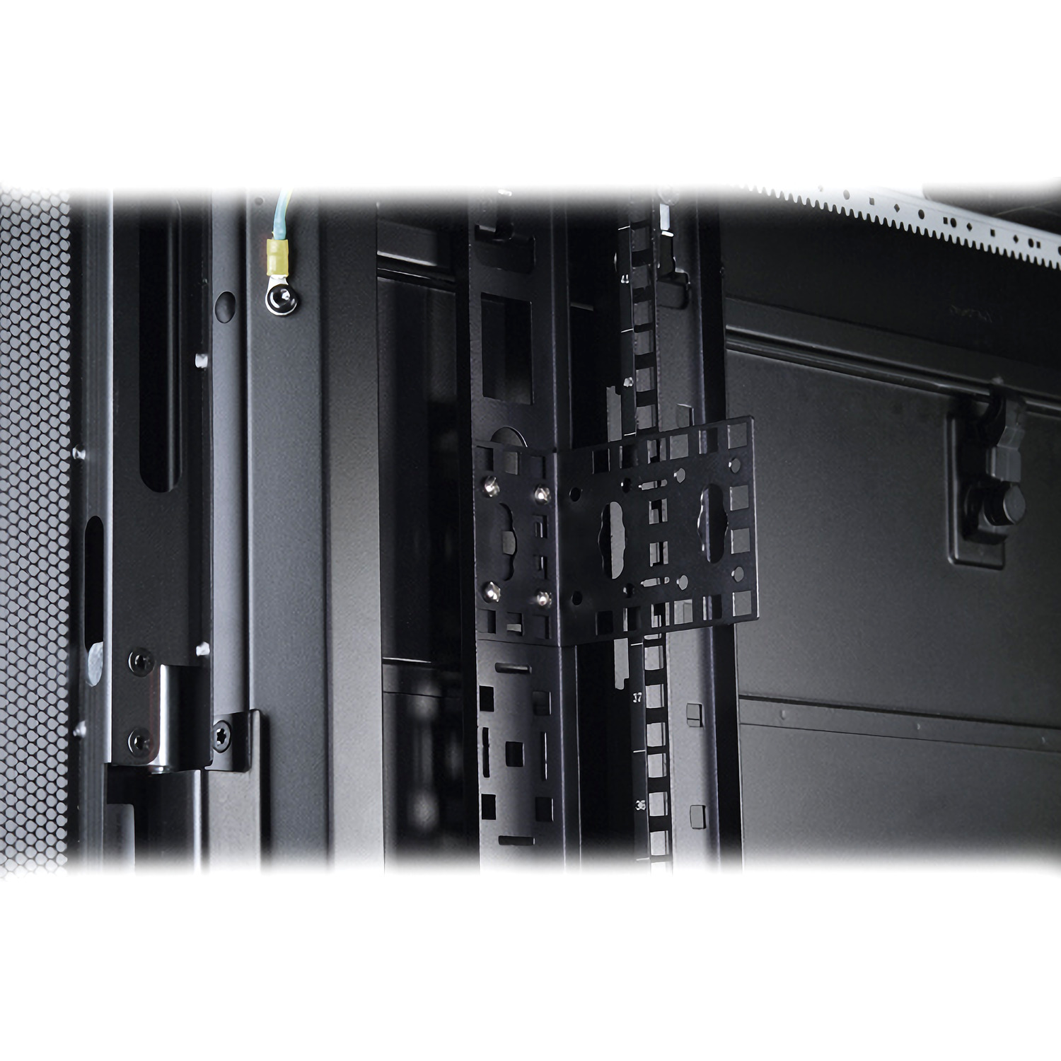 NetShelter Zero U Accessory Mounting Bracket Back View