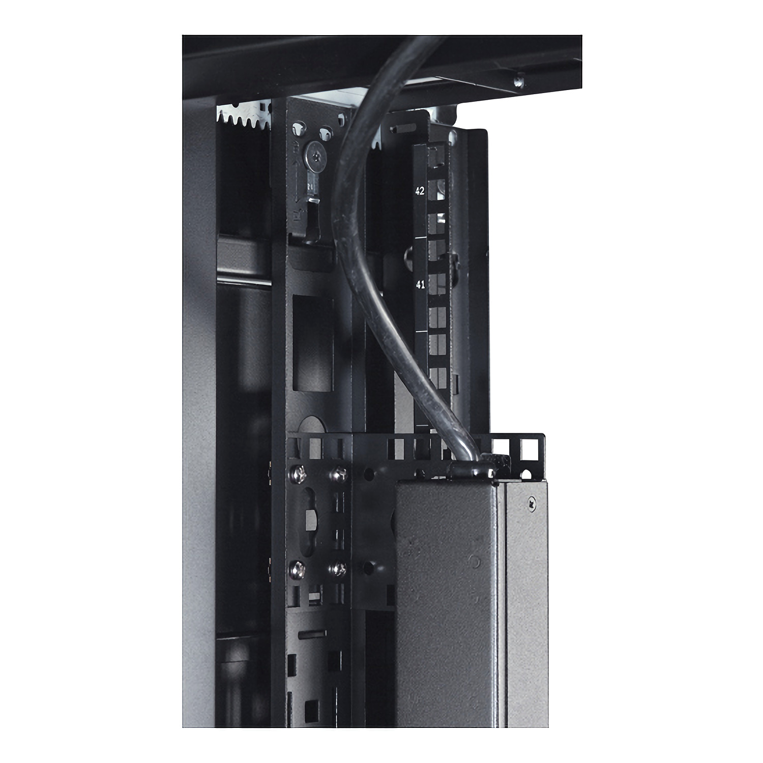 NetShelter Zero U Accessory Mounting Bracket Hardware Detail